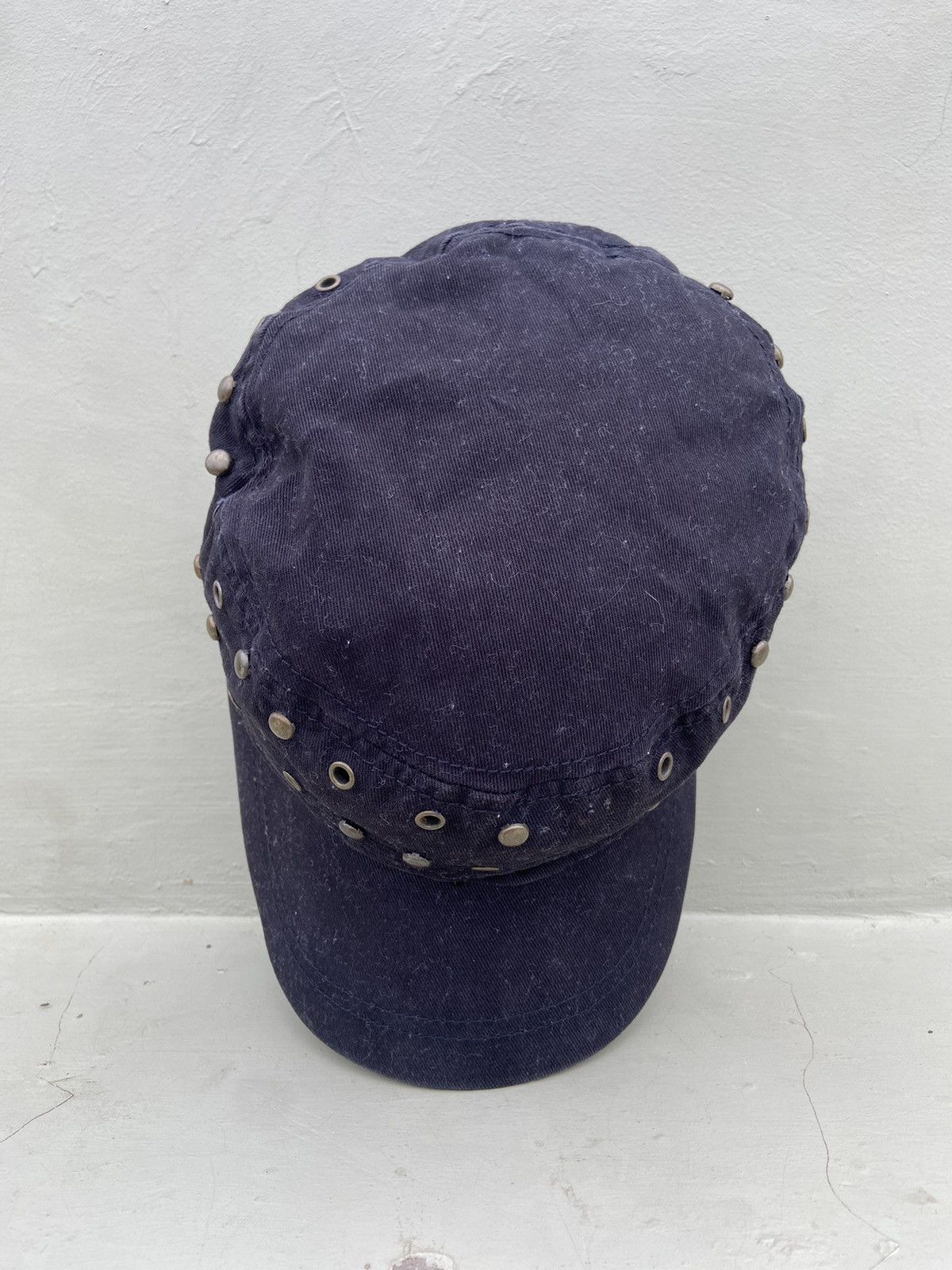 If Six Was Nine 2000s punk patrol hat studded with studs and holes Size ONE SIZE - 5 Thumbnail
