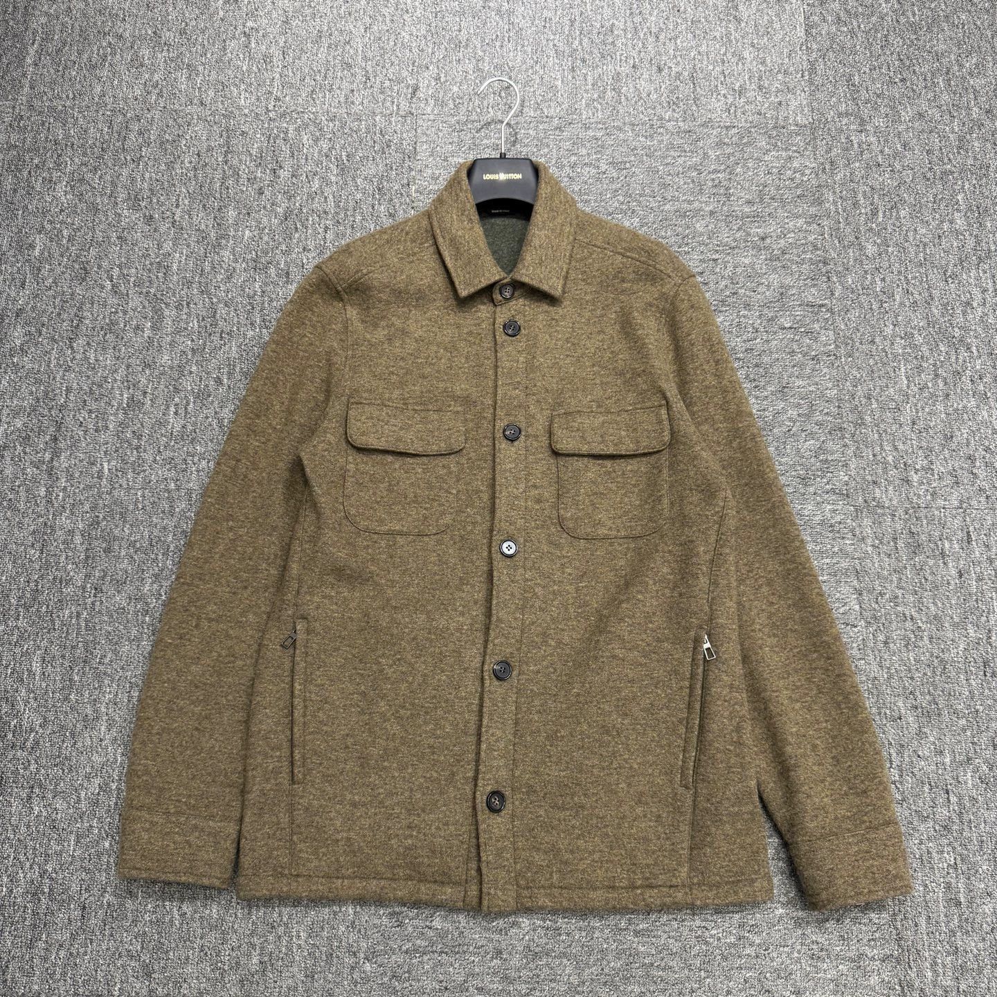 Loro Piana Brown Button-Front Utility Jacket with Pockets Size US M / EU 48-50 / 2 - 1 Thumbnail