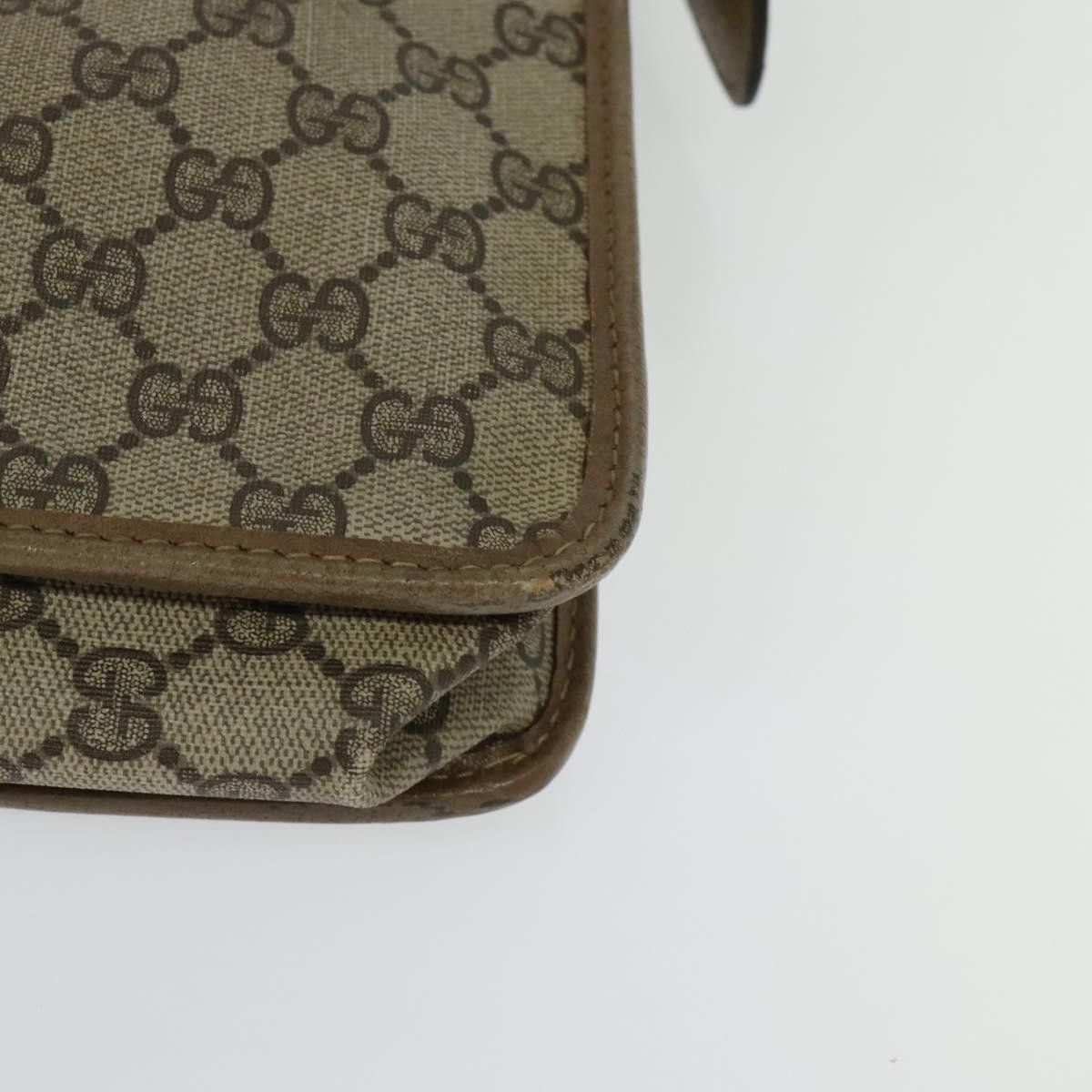Gucci GUCCI GG Supreme Hand Bag Pvc Vintage Beige Gold Size ONE SIZE - 11 Thumbnail