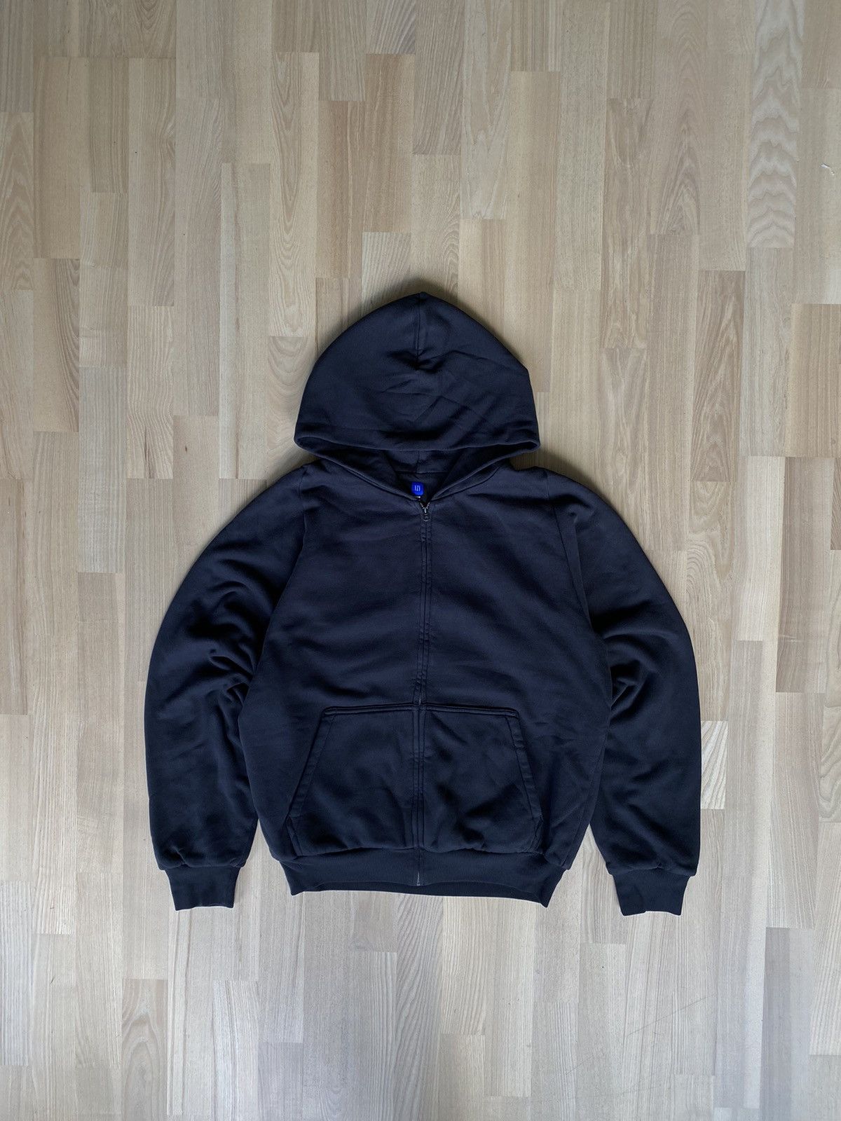 Balenciaga Yeezy Gap Zip-Up Hoodie Black | Grailed