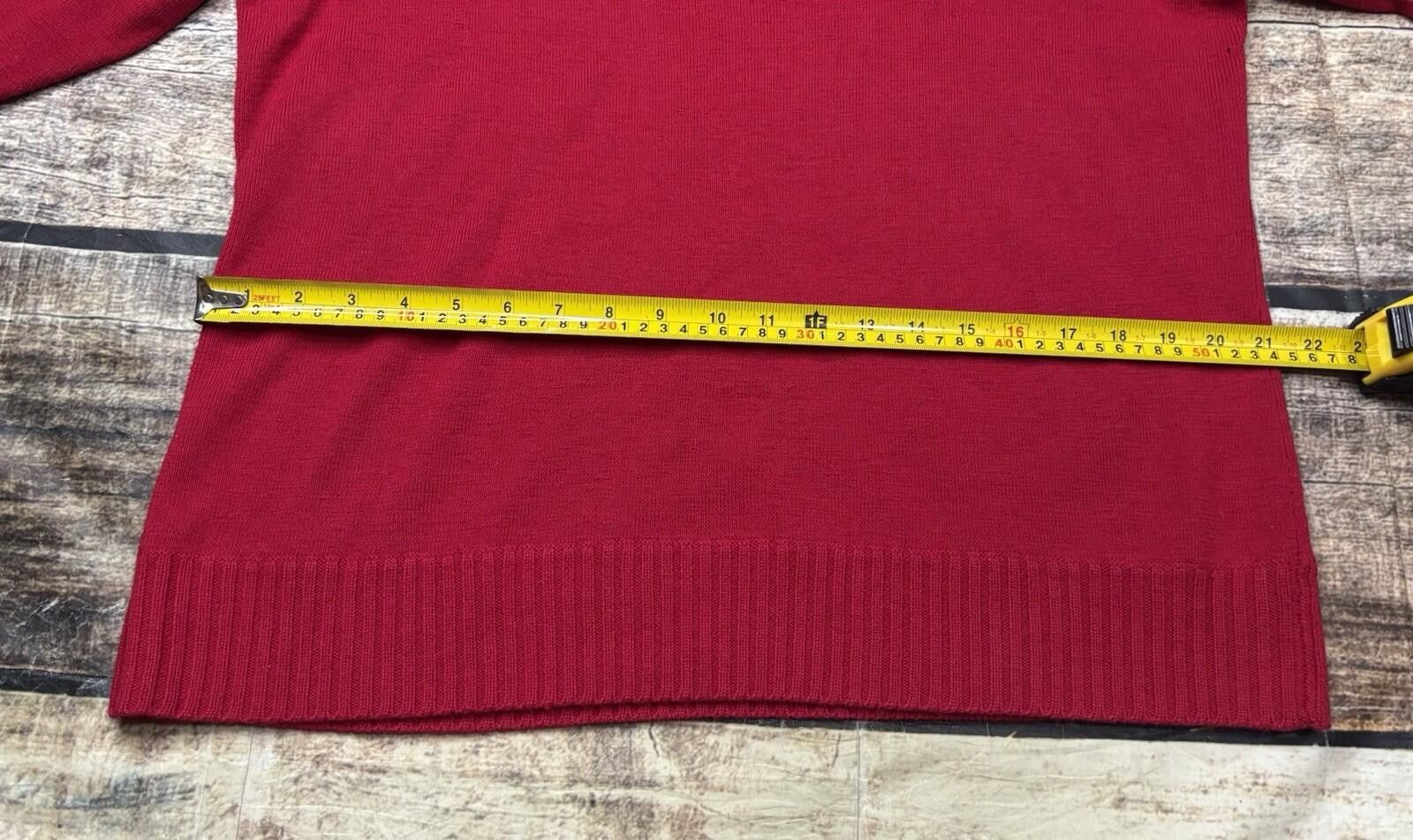 Other Marisa Christina Sweater Womens 2XL Merino Wool Cowl Neck Size XXL / US 16-18 / IT 52-54 - 12 Thumbnail