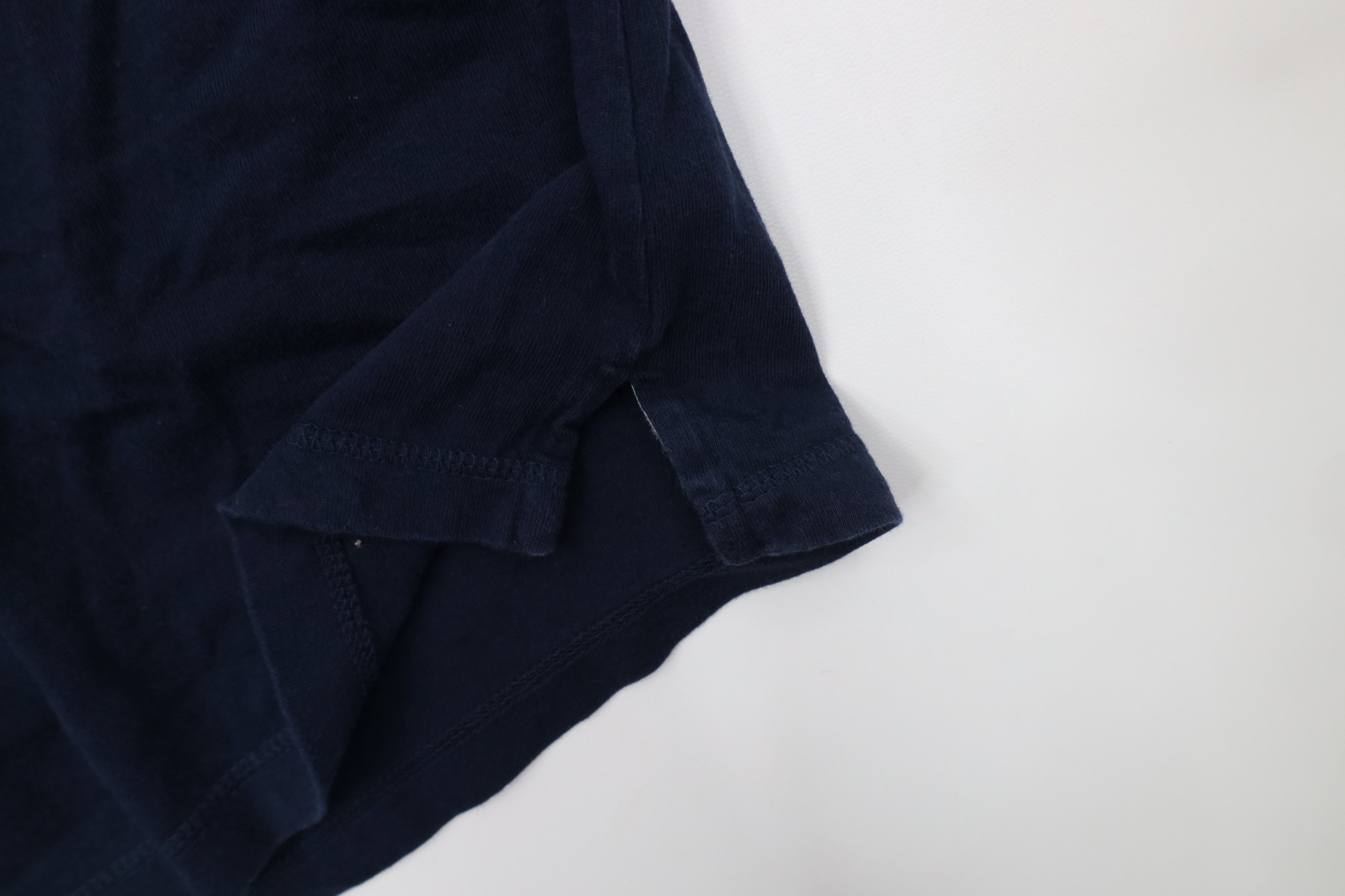 Vintage Vintage 90s Streetwear Heavy Cotton Above Knee Shorts Blue Size US 36 / EU 52 - 5 Thumbnail