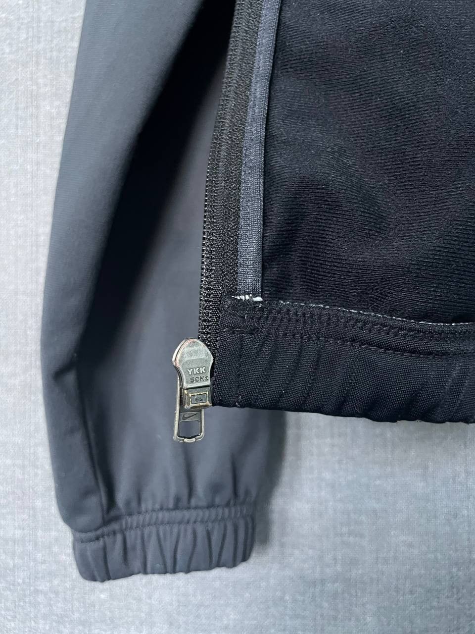 Nike × Vintage Vintage Nike Y2K Black Drill Track Jacket Size US M / EU 48-50 / 2 - 7 Thumbnail