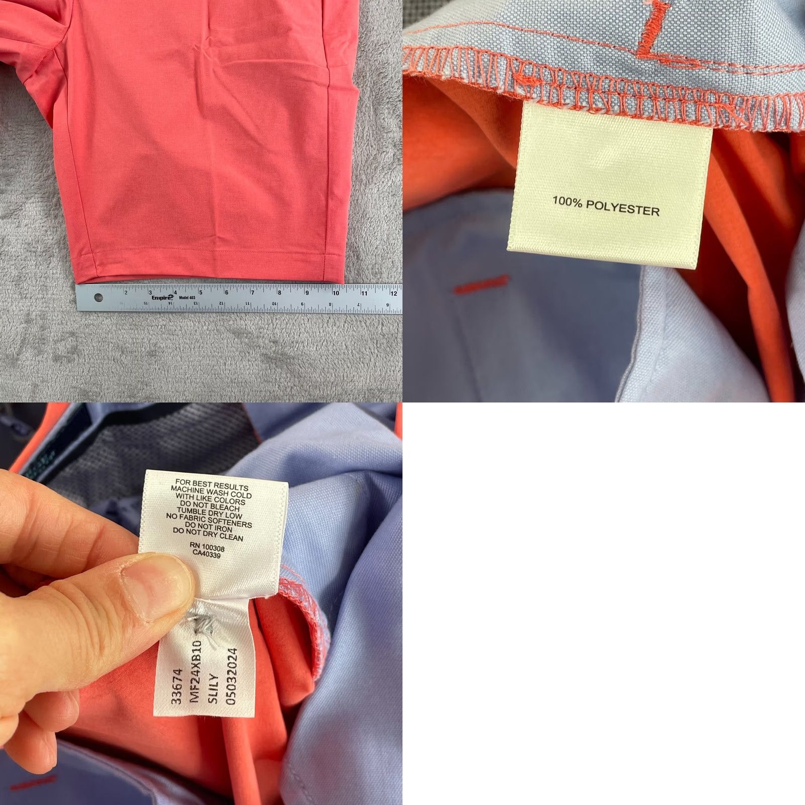 Peter Millar Peter Millar Surge Performance Shorts Men 34 Golf Shorts Regular 34 Orange Crown NWT Crown 125 NWT Size US 34 / EU 50 - 8 Thumbnail