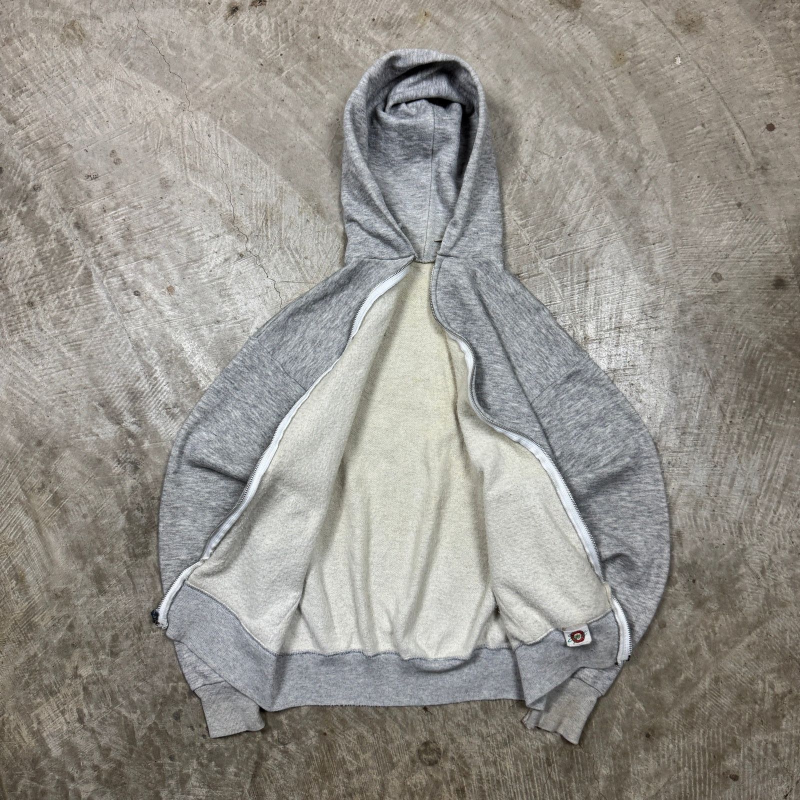Kohl's × Vintage 80s Light Gray Blank Khols Sport Quality Zip Up Hoodie BC34 Size US M / EU 48-50 / 2 - 3 Thumbnail