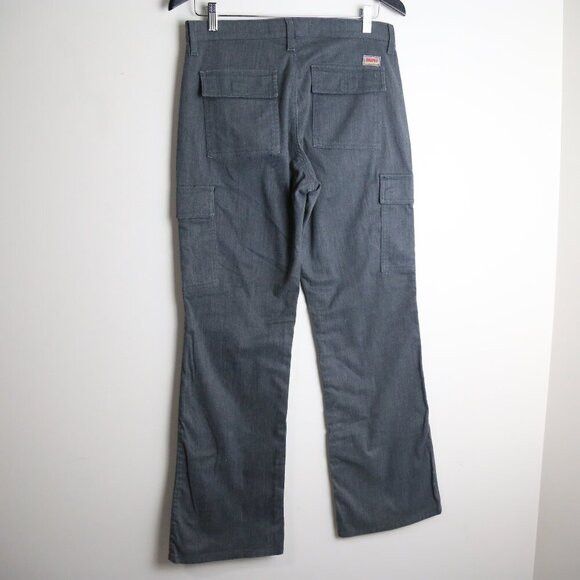 Mavi Mavi Women's Dark Grey Slim Flare Cargo Pants Size 29/32 Size 29" - 5 Thumbnail