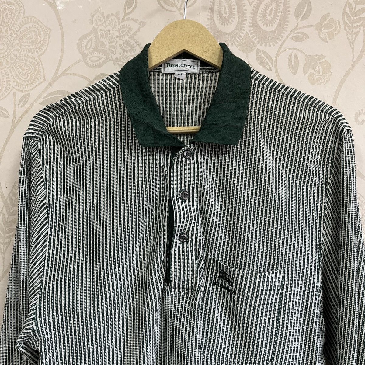 Burberry × Vintage Vintage Burberrys Polo Long Sleeves Shirt Size US M / EU 48-50 / 2 - 18 Thumbnail