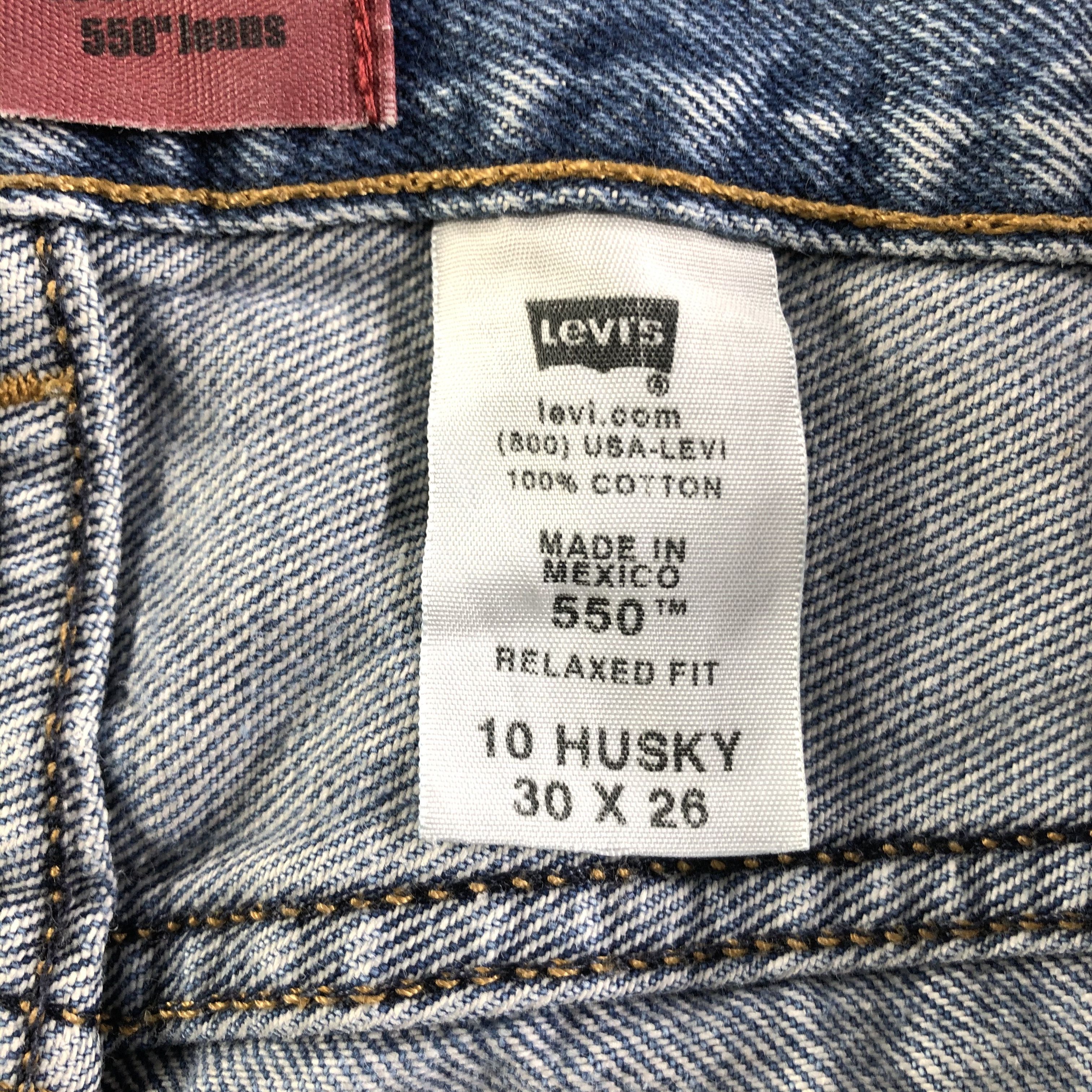 Levi's Vintage Blue Wash Levis 550 Jeans-J3246 Size US 31 - 13 Thumbnail