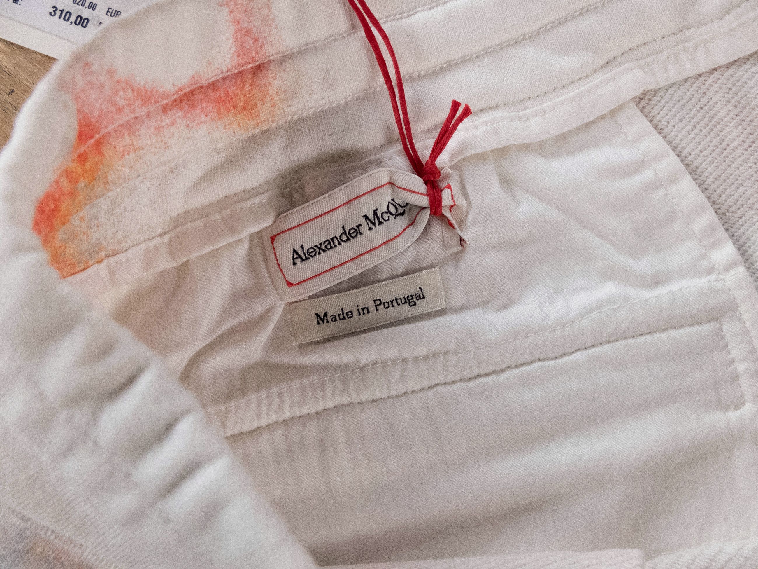 Alexander McQueen ALEXANDER MCQUEEN white floral print cotton shorts XL NWT Size US 36 / EU 52 - 6 Thumbnail