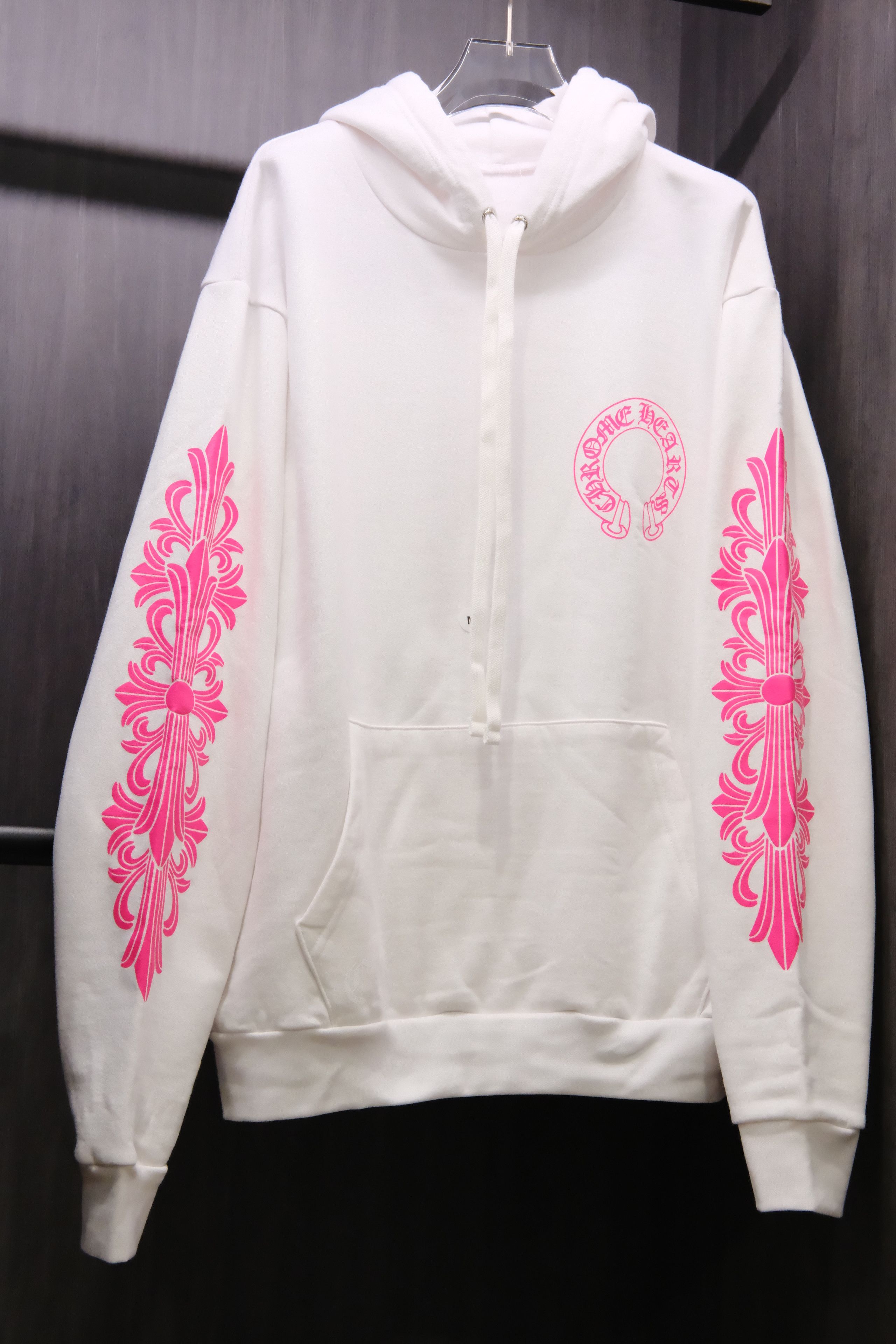 Chrome Hearts Hoodie floral pink | Grailed