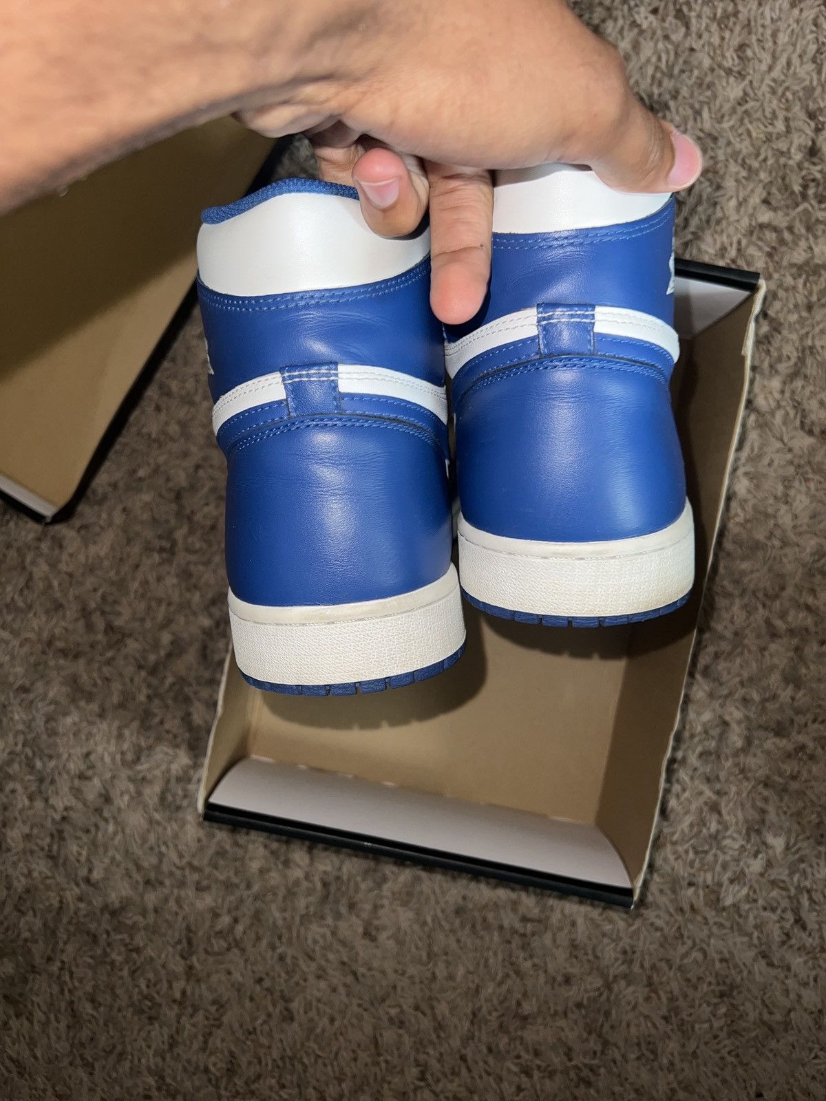 Jordan Brand × Nike Jordan 1 High Storm Blur Size US 12 / EU 45 - 5 Thumbnail