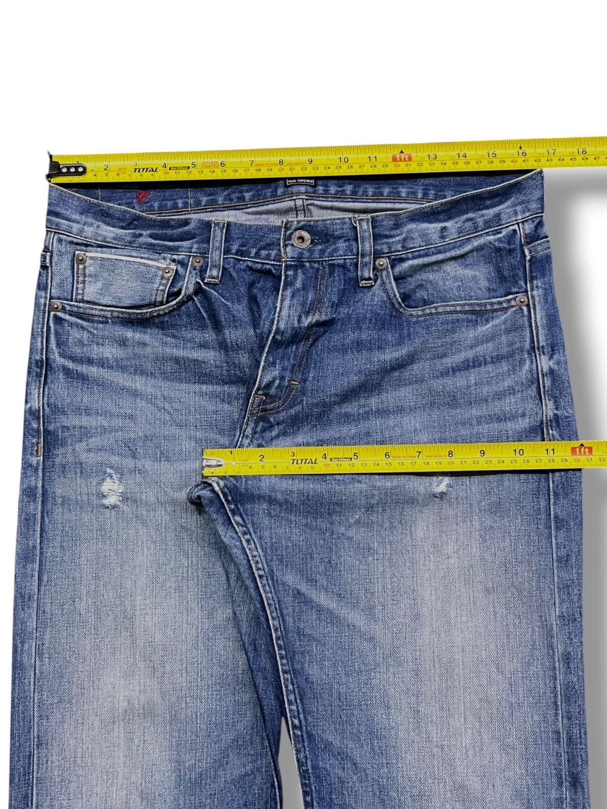 United Arrows Vintage Green Label United Arrow Selvedge Denim, Faded Wash Size US 33 - 17 Thumbnail