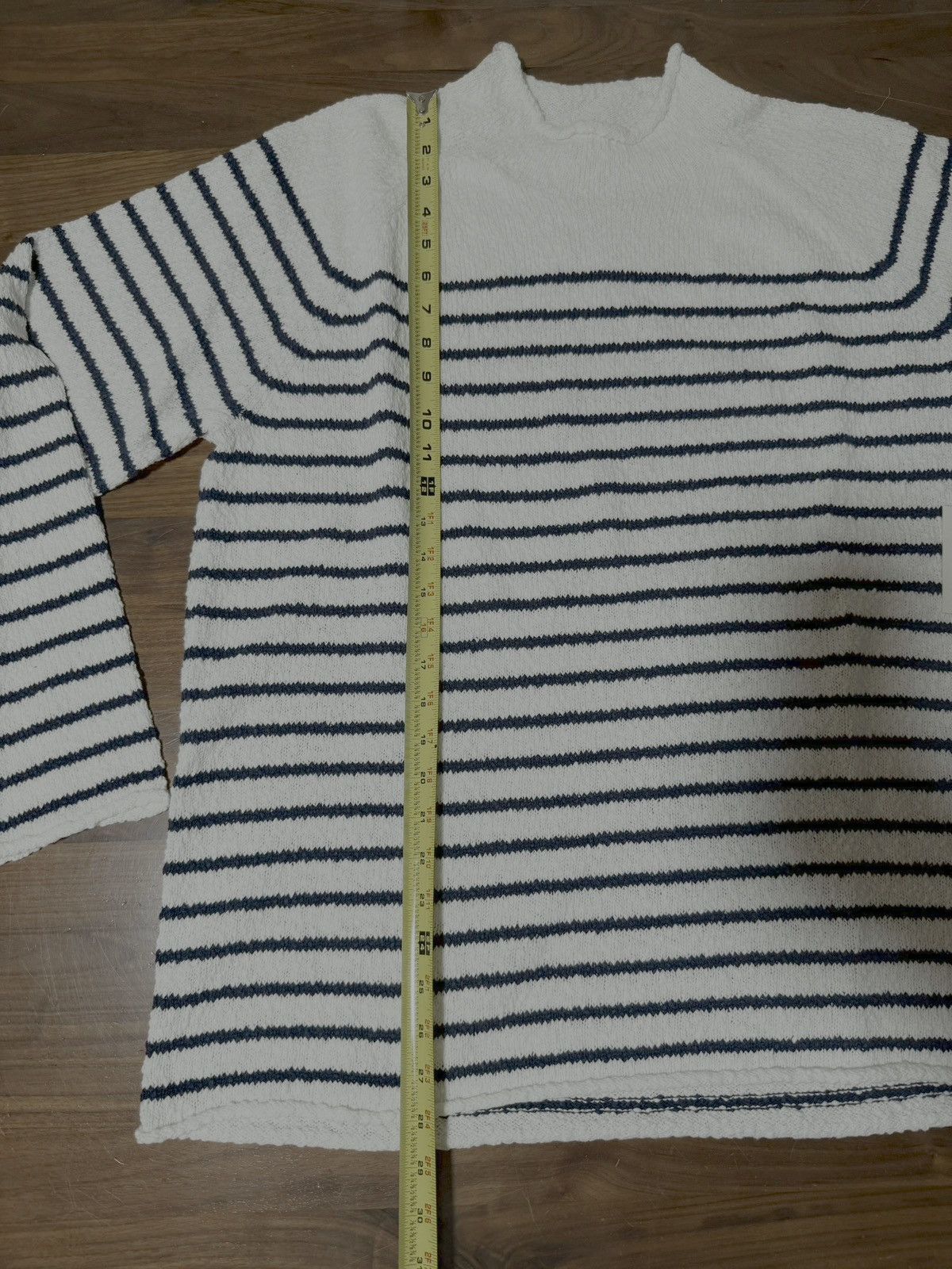 Aime Leon Dore Aime Leon Dore Nautical Rollneck Sweater Navy/White Stripe Size US XL / EU 56 / 4 - 5 Thumbnail