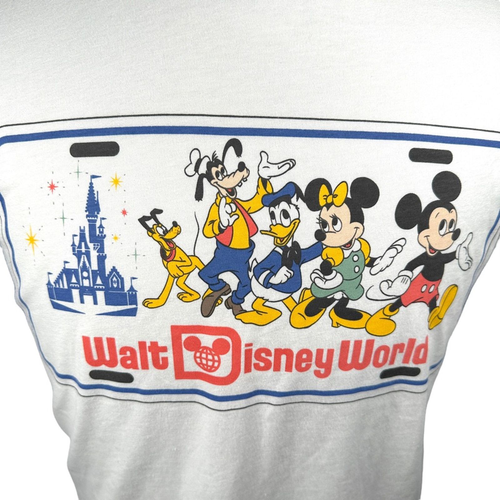 Disney Disney World 50 Vault License Plate T-Shirt White S New Size US S / EU 44-46 / 1 - 7 Thumbnail