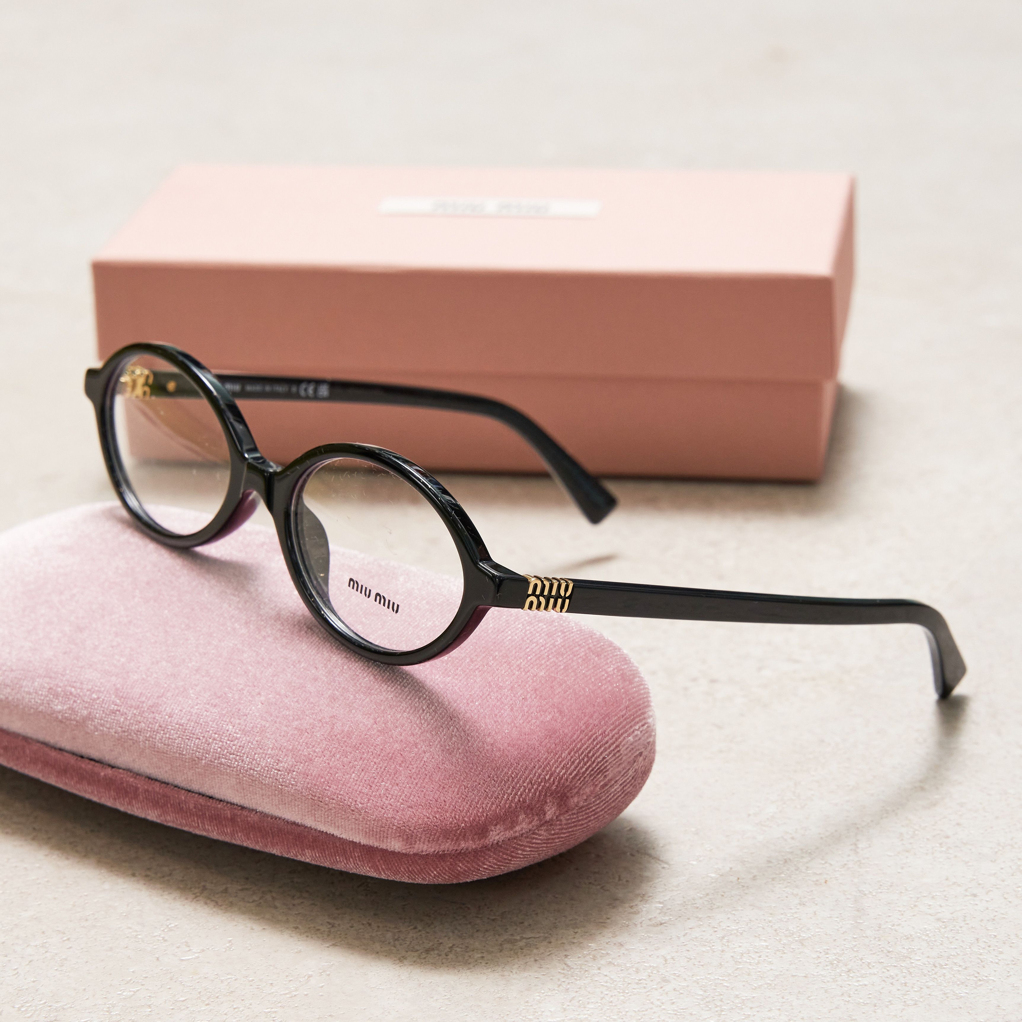 メガネ MIU MIU Woman Optical frames Black 01XV 1AB1O1 Miu Miu MU 01XV - 1AB1O1 Black | Eyeglasses Woman