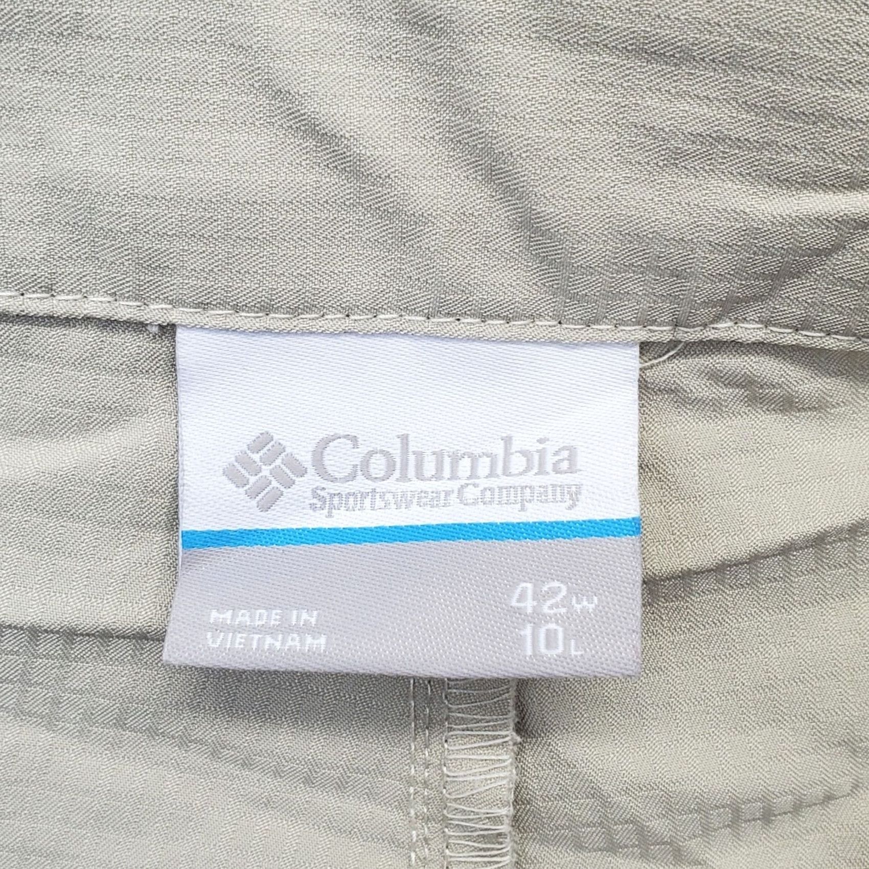 Vintage Columbia Mens PFG Grander Marlin II Offshore Shorts 42 Tan Regular 10" Inseam Cargo Pocket Holiday 90s Event Outdoor Mens Size US 42 / EU 58 - 6 Thumbnail
