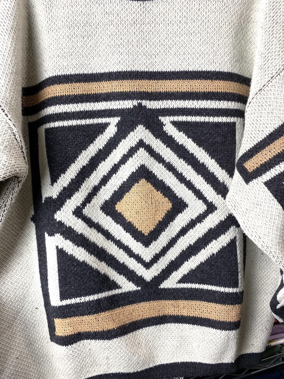 Oxbow Rare! Vintage Full Knit All Over Logo Sweater Stussy Style Size US L / EU 52-54 / 3 - 4 Thumbnail
