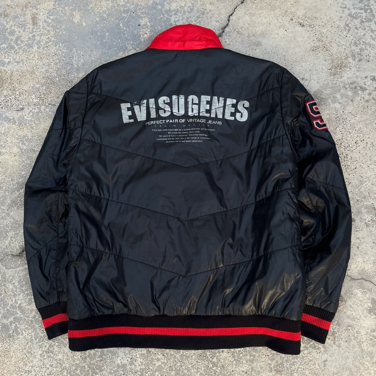 Evisu Evisu Genes Jacket Embroided Logo Design Japanese Brand Size US L / EU 52-54 / 3 - 2 Thumbnail
