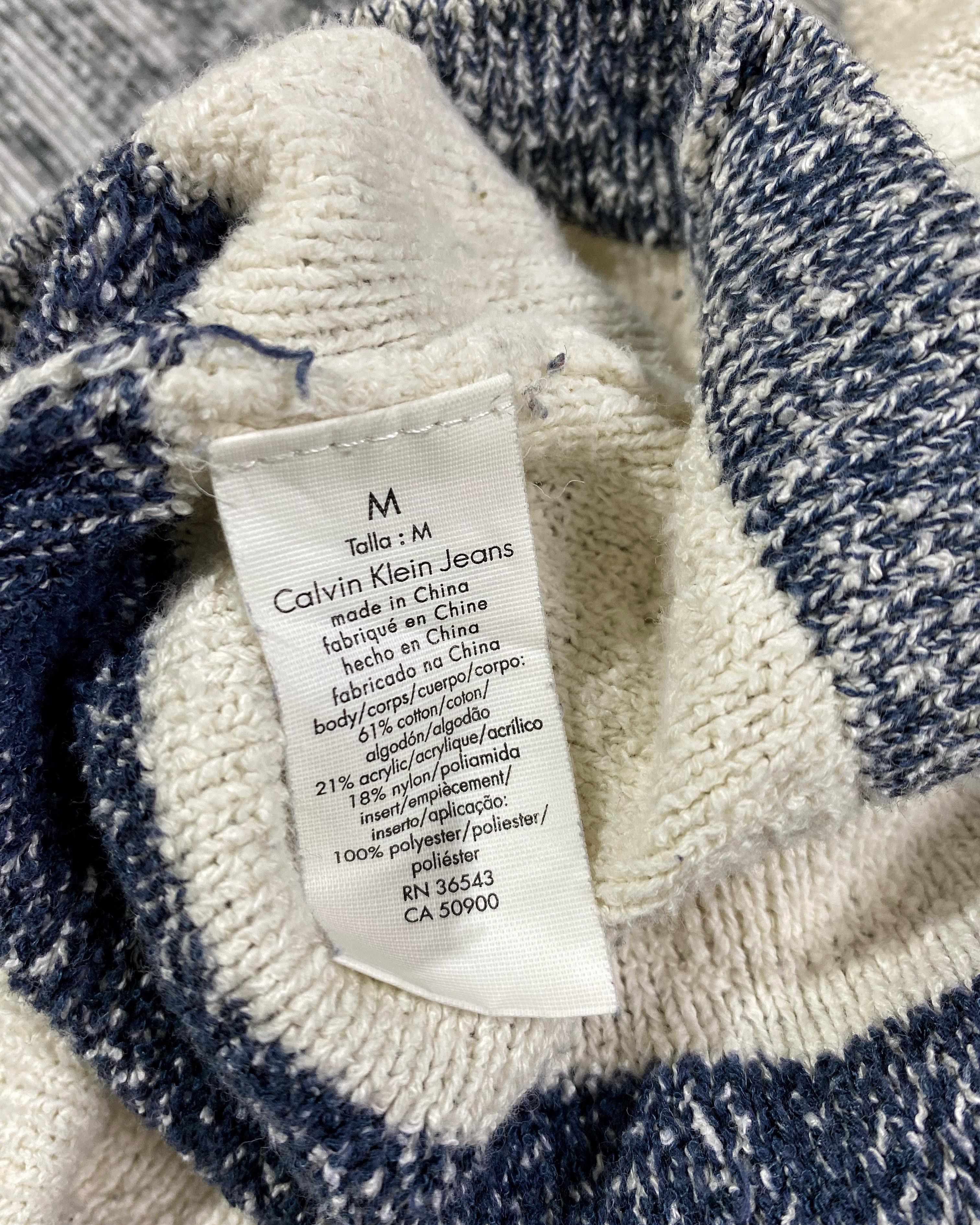 Japanese Brand 2000s Calvin Klein Cdg Docking Knit Hybrid y2k Lgb Ifsix Size US M / EU 48-50 / 2 - 7 Thumbnail