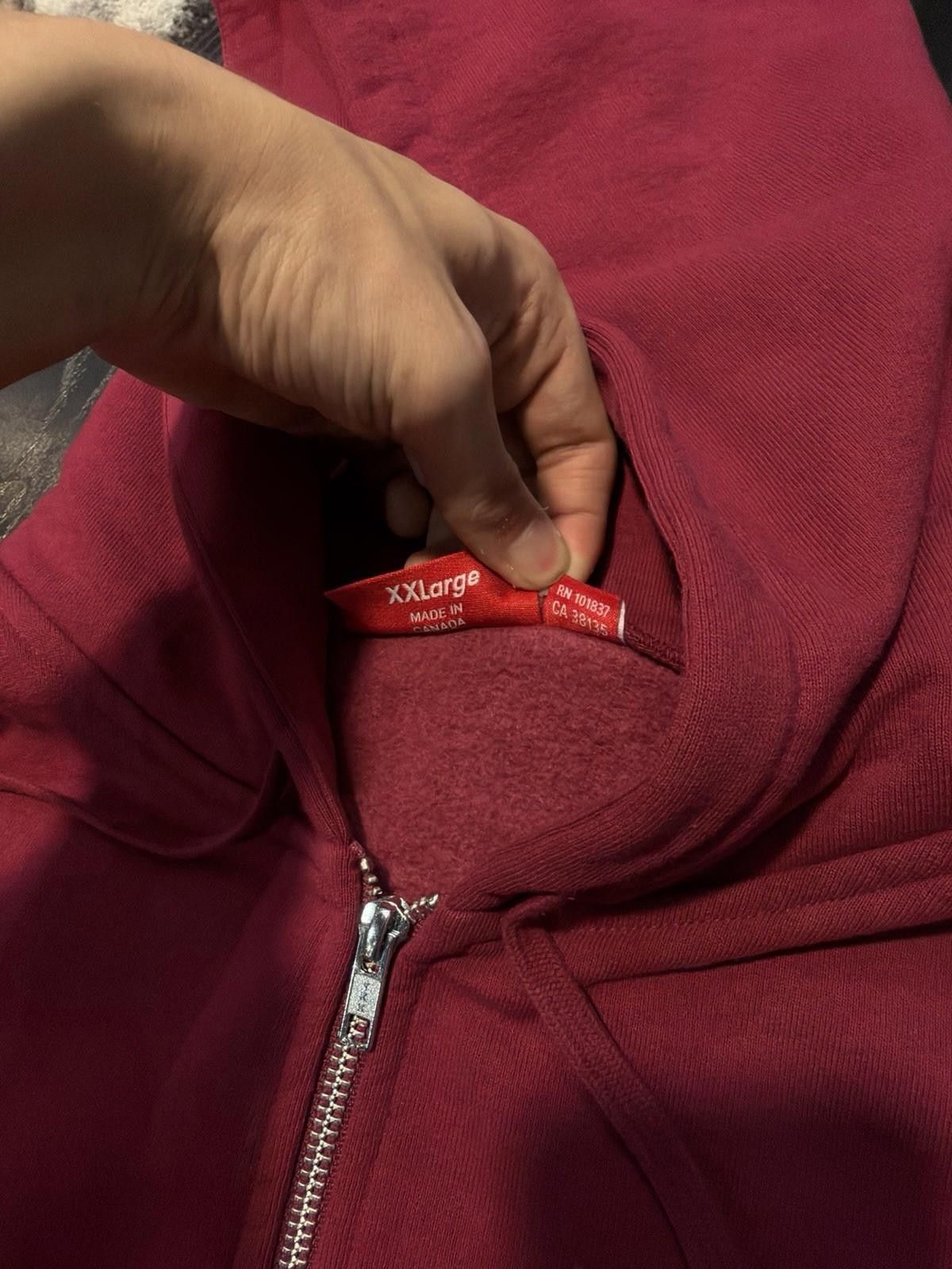 Supreme Supreme S Logo Zip Up Hooded Sweatshirt Red Size (XXL) NEW Size US XXL / EU 58 / 5 - 9 Thumbnail