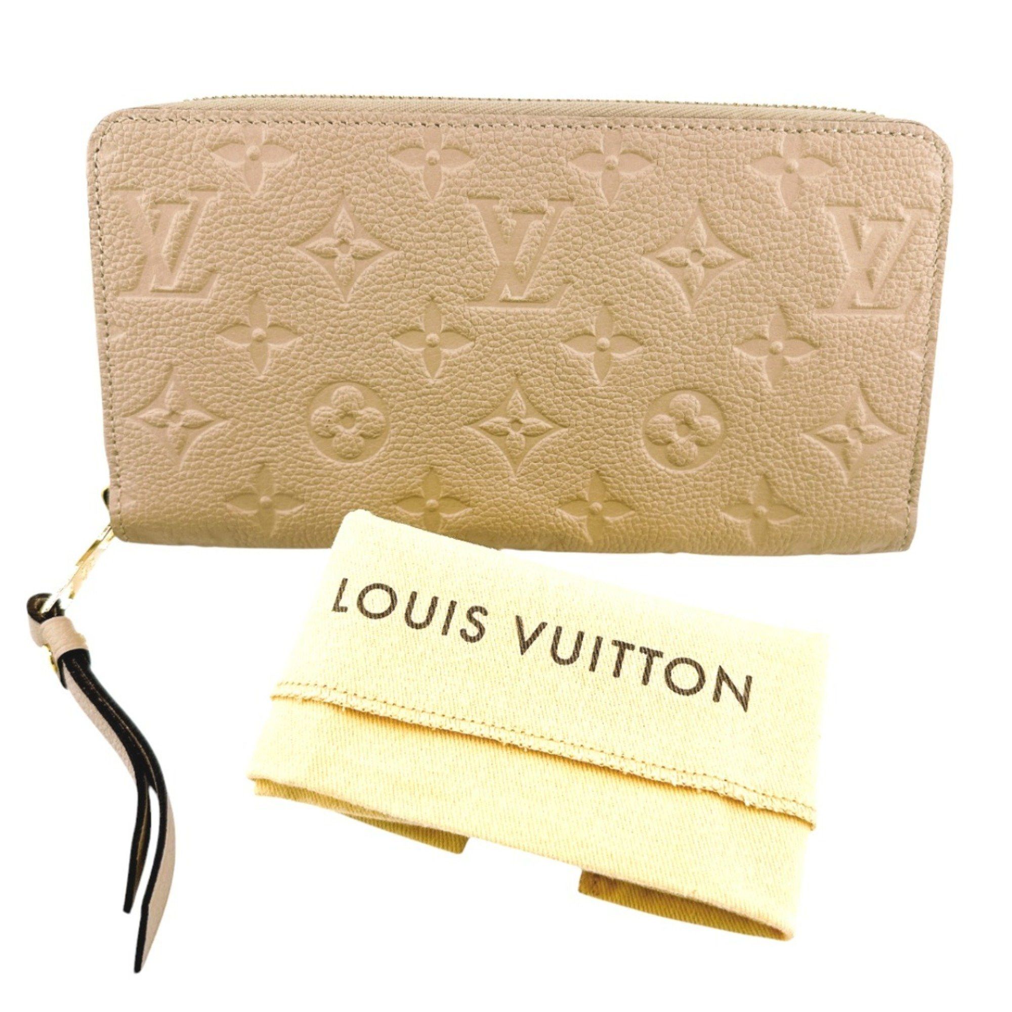 Louis Vuitton Louis Vuitton Long Wallet Round Monogram Zippy Empreinte M60746 Dune LV Size ONE SIZE - 1 Thumbnail