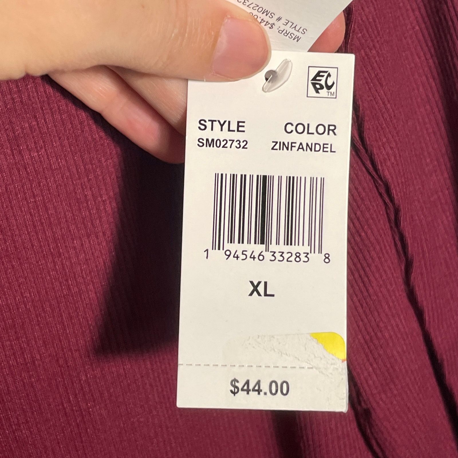 Steve Madden Steve Madden Women's Ribbed Sleep Tee/pants set red XL Size 34" / US 12 / IT 48 - 8 Thumbnail