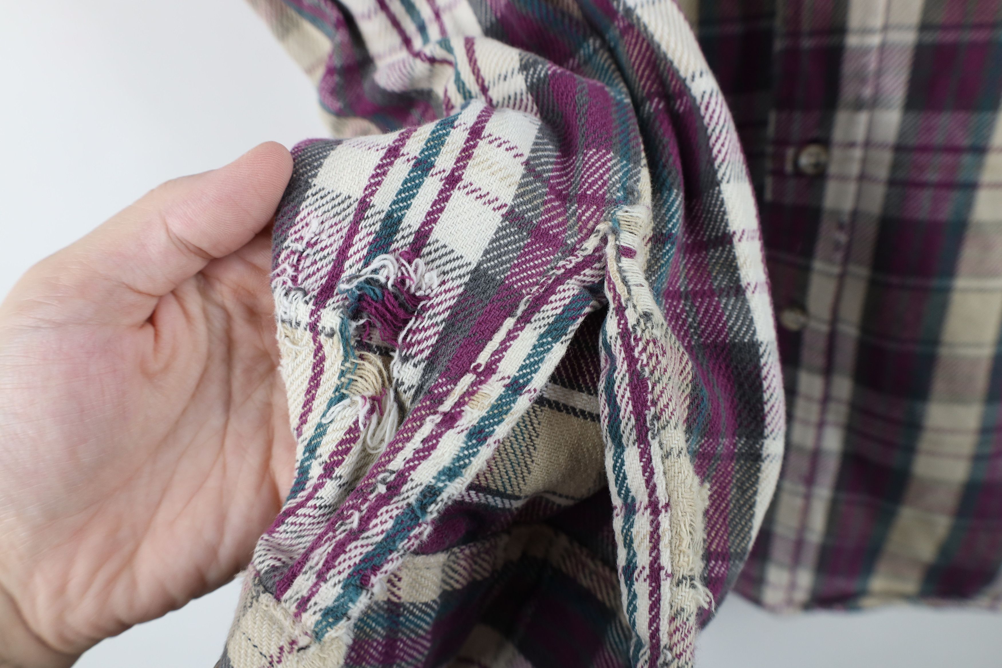 Vintage Vintage 90s Streetwear Heavyweight Flannel Button Shirt USA Size US M / EU 48-50 / 2 - 4 Thumbnail