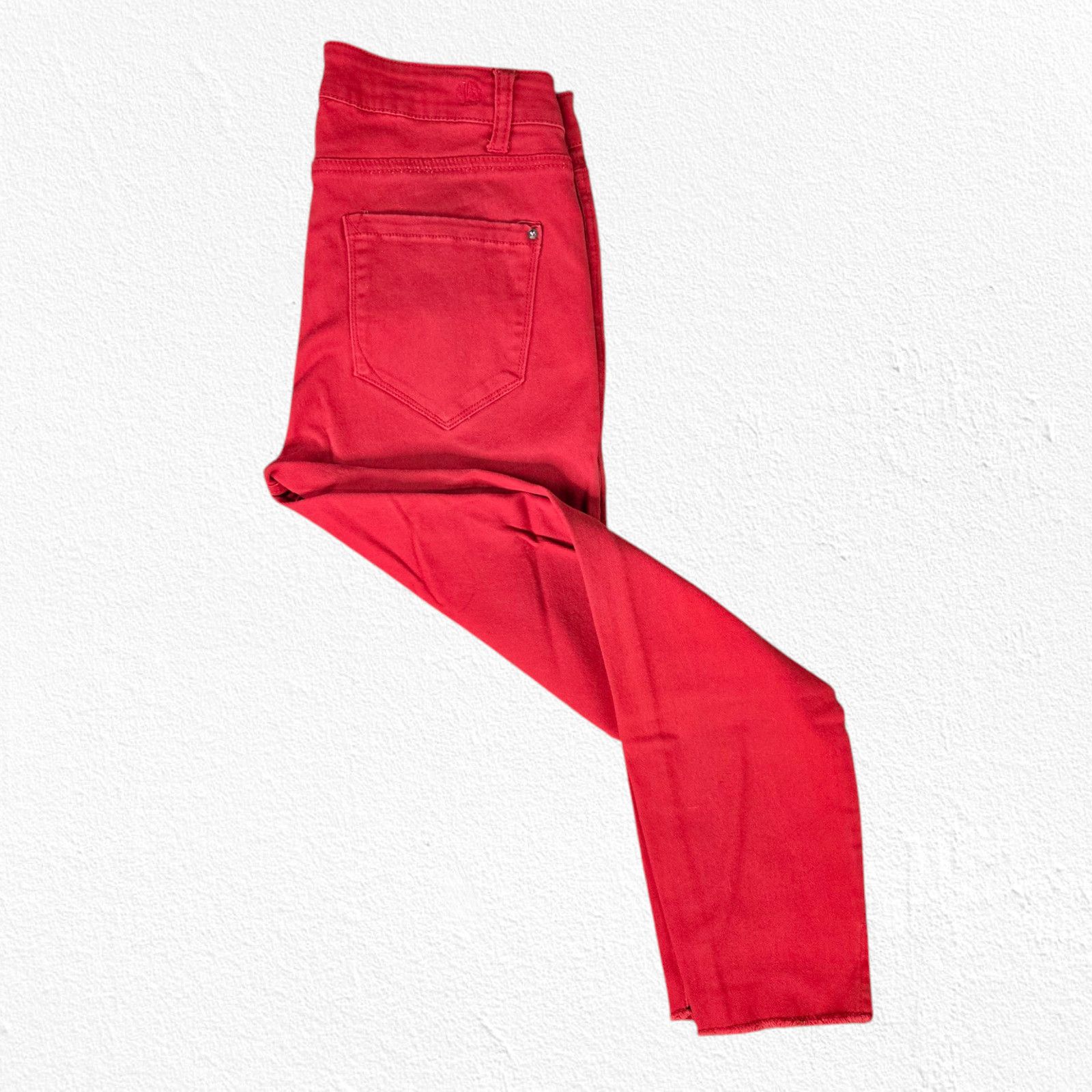 Other Bright Red Ankle Skinny Jeans Size 4 Size 27" / US 4 / IT 40 - 9 Thumbnail