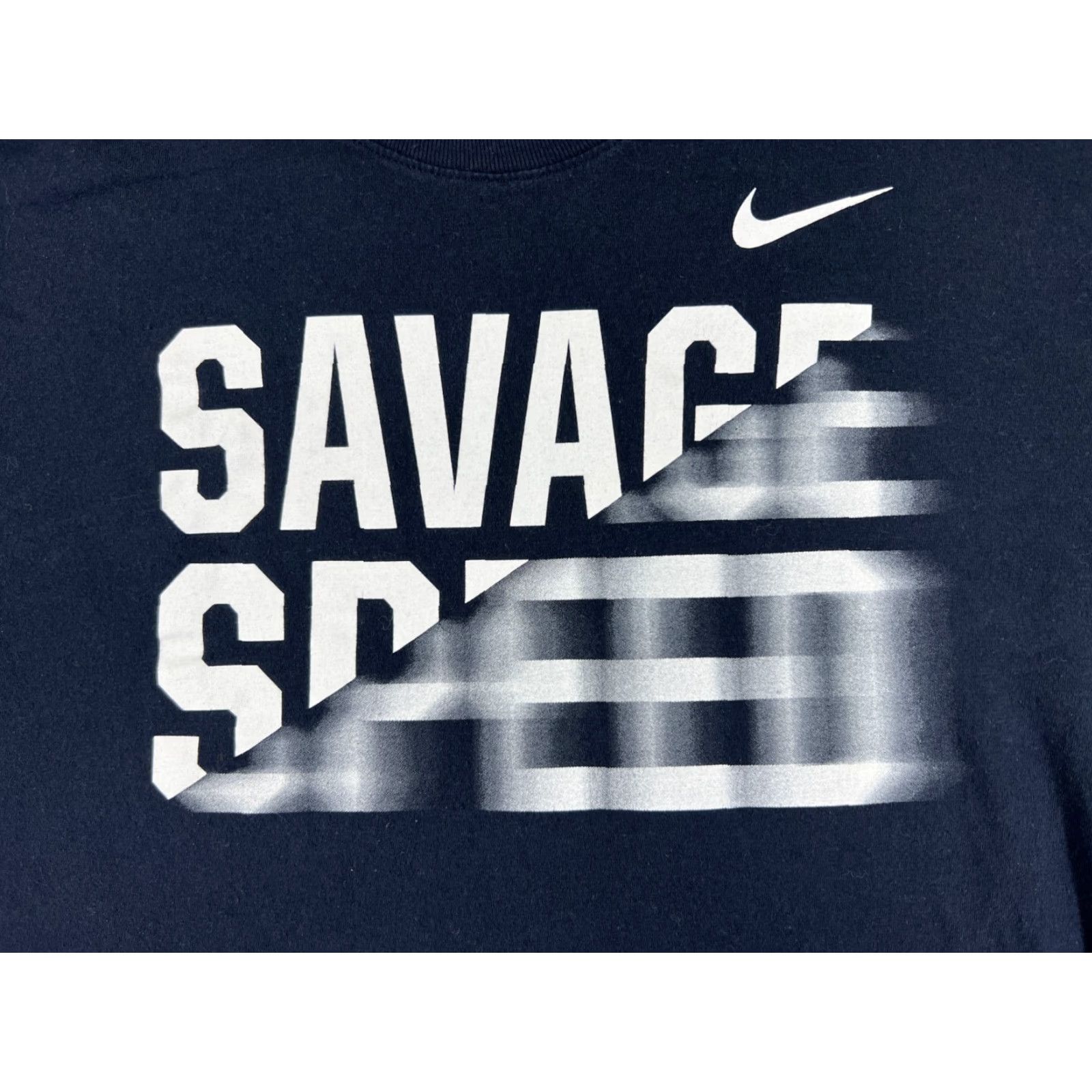 Nike Nike Shirt Mens Large Blue Running Jogging Savage Speed Short Sleeve Crew Neck Size US L / EU 52-54 / 3 - 3 Thumbnail