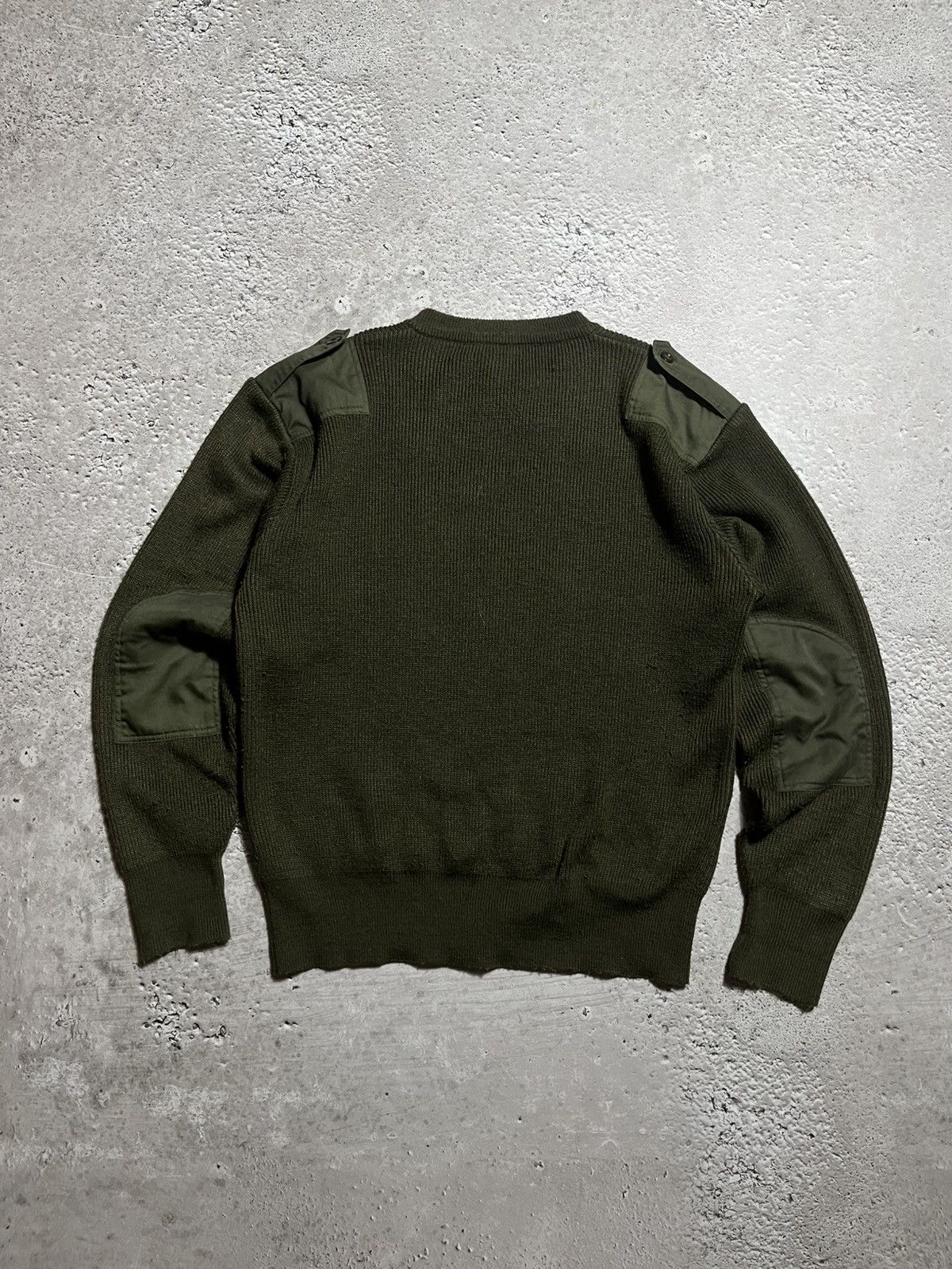 Other US Army Olive Green Wool Military Sweater Shoulder Patches Size US XXL / EU 58 / 5 - 9 Thumbnail