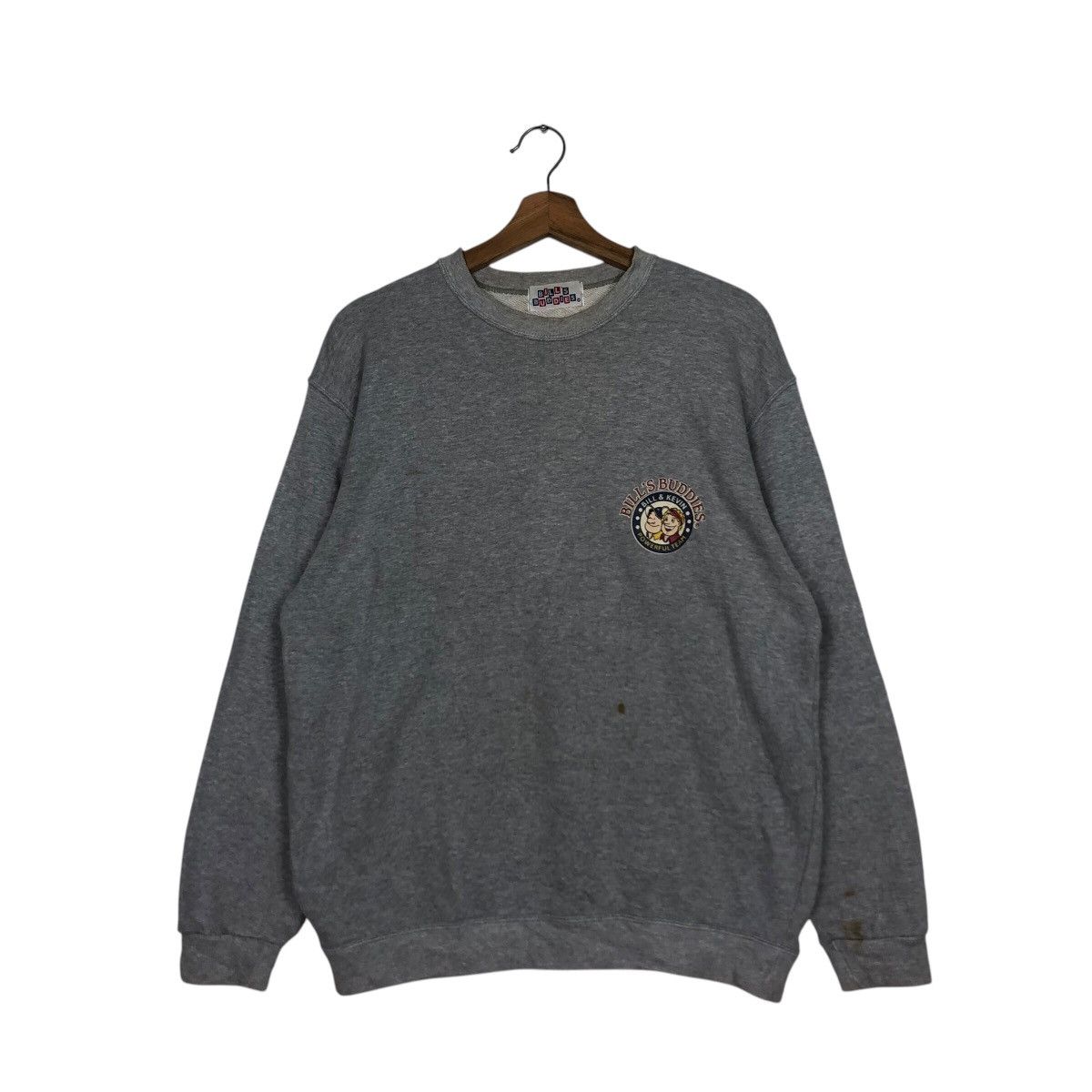 Japanese Brand 📌Vintage Sweatshirt Crewneck Bill'S Buddies Big Logo Size US M / EU 48-50 / 2 - 2 Thumbnail
