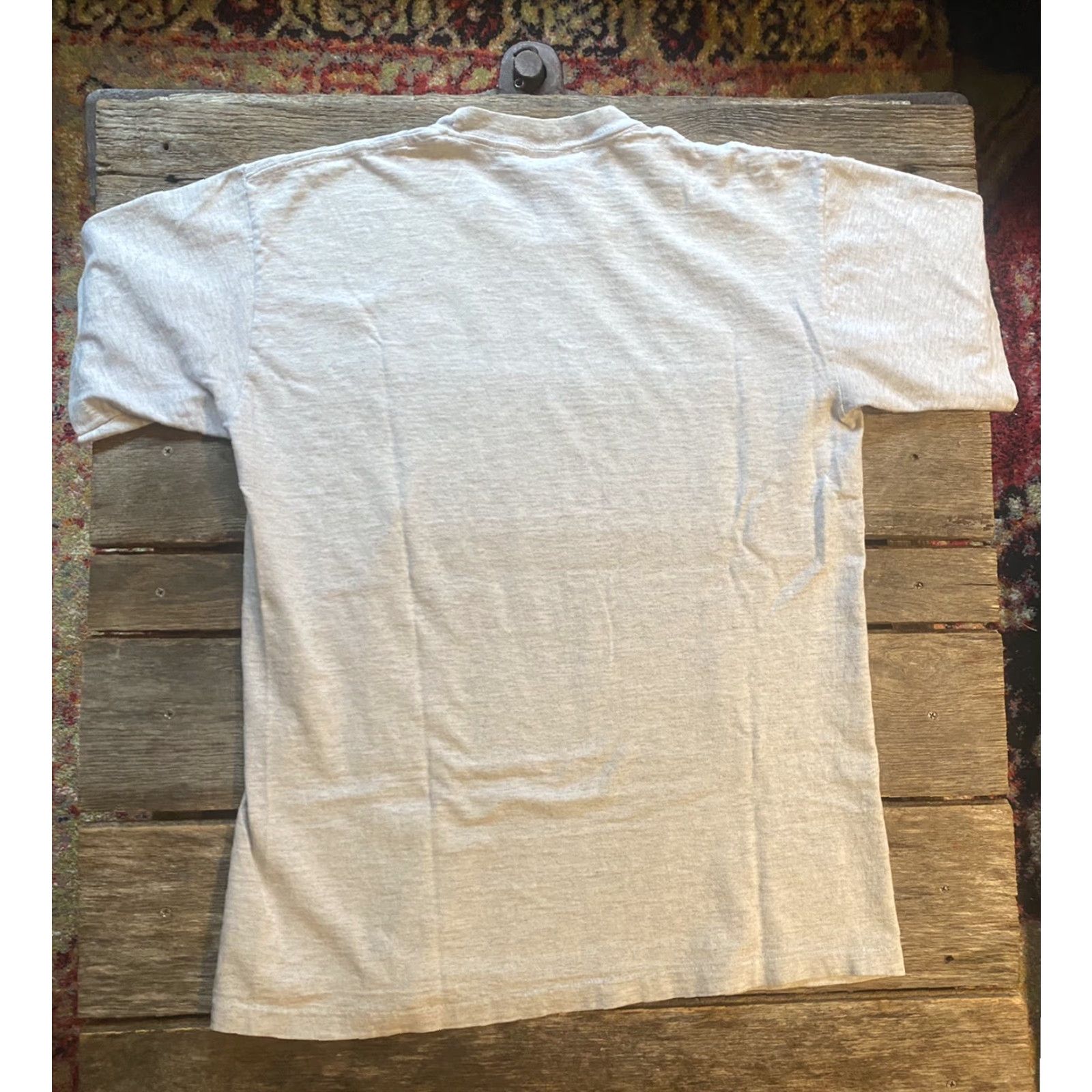 Champion VINTAGE Stanford University National Basketball Champions T-shirt M Gray Cotton Crew Neck Short Sleeve Men Medium VolunteeR 1991 Size US M / EU 48-50 / 2 - 2 Thumbnail