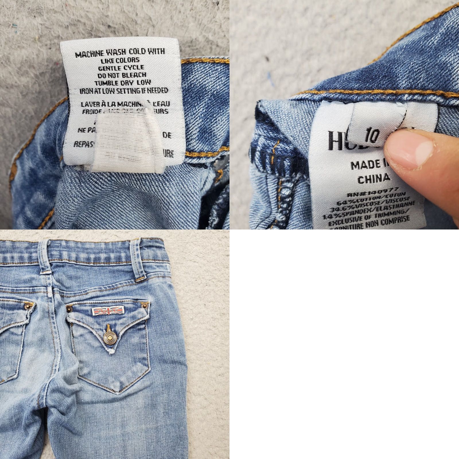 Hudson Hudson Jeans Womens 10 Blue Denim High Waisted Stretch Distressed Streetwear Jeans Womens 10 Blue Denim High Waisted Stretch Distressed Streetwear Size 32" / US 10 / IT 46 - 8 Thumbnail