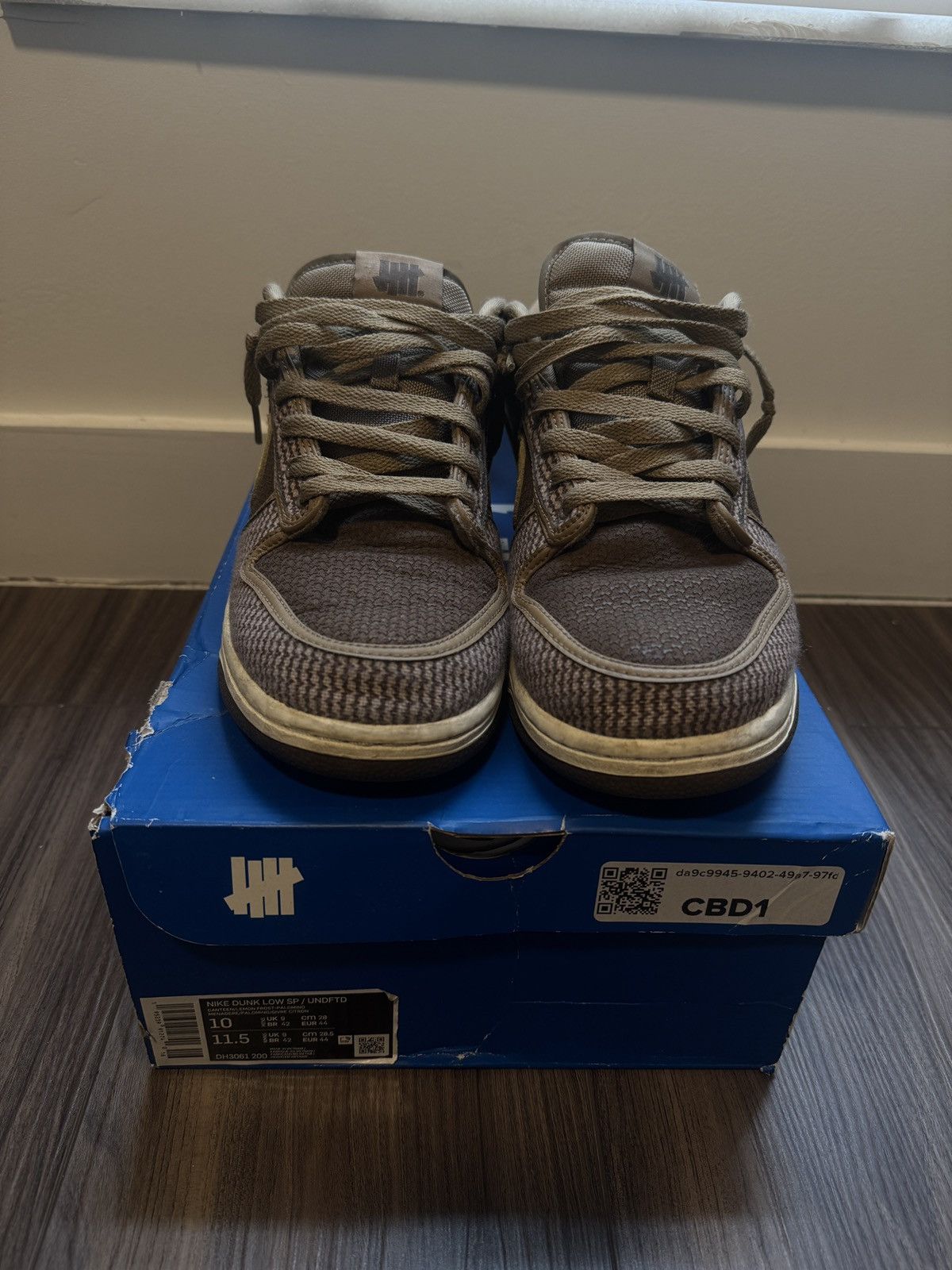 Nike × Undefeated NIKE X UNDEFEATED DUNK LOW Size US 10 / EU 43 - 3 Thumbnail