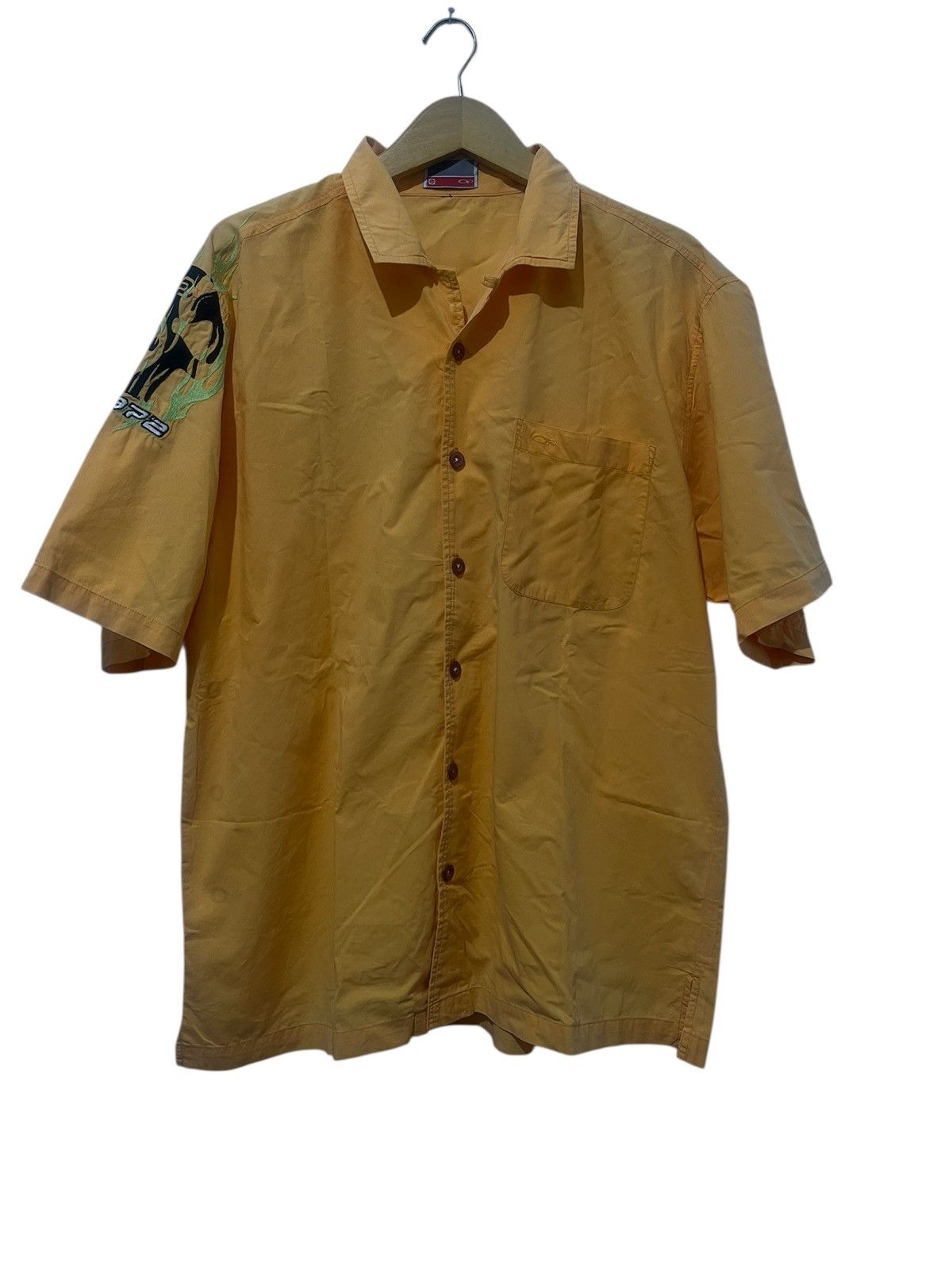Ocean Pacific VINTAGE Y2K Ocean Pacific OP SP2 Embroidered Flame Shirt Size US XL / EU 56 / 4 - 1 Thumbnail