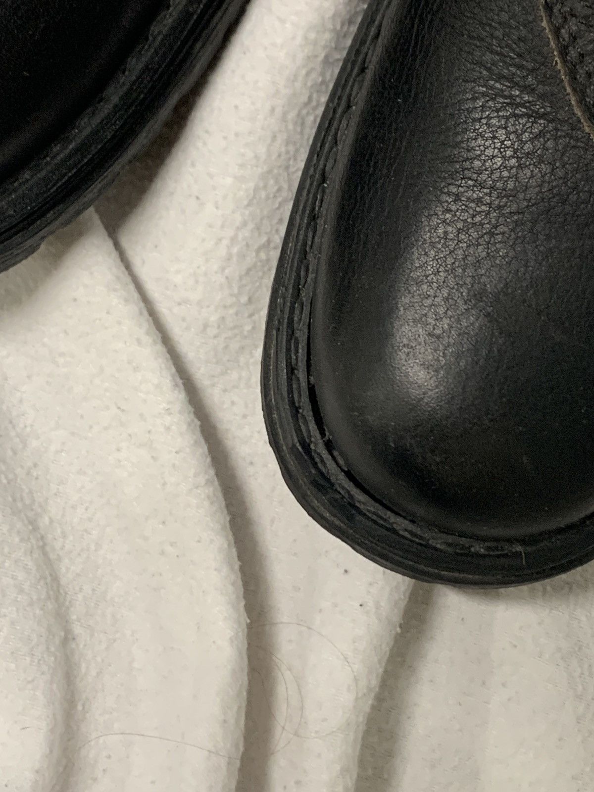 Japanese Brand × Vintage VINTAGE BUMPER HIGH LEATHER BOOTS FAUX FUR LACE UP Size US 7.5 / IT 37.5 - 10 Thumbnail
