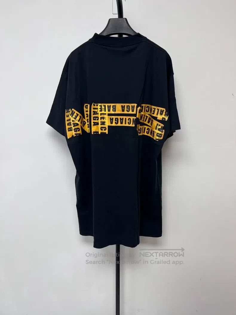 Balenciaga Balenciaga Logo Letter Printed Round Neck Short Sleeve T-S Size US M / EU 48-50 / 2 - 2 Thumbnail