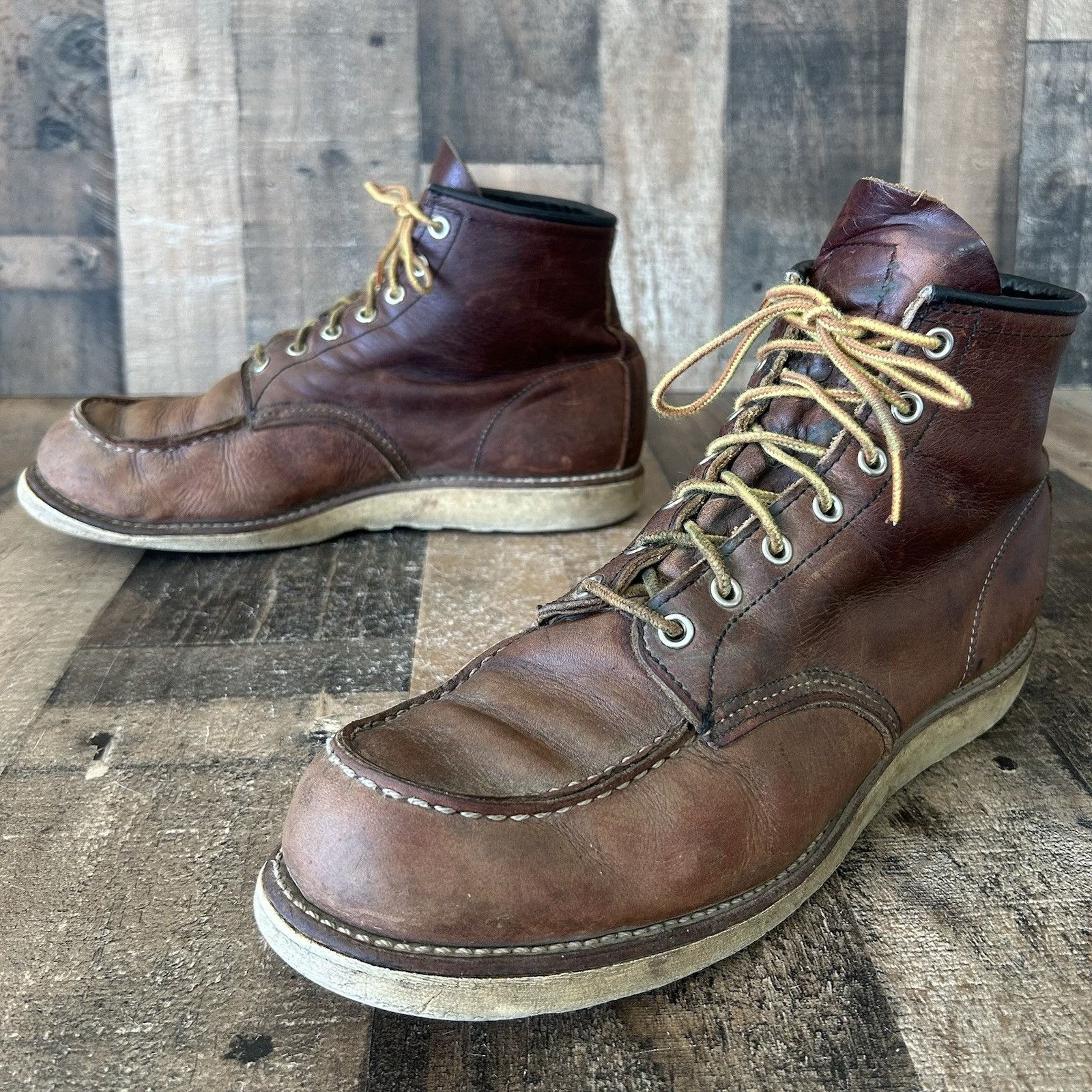 Red Wing Red Wing 8138 Heritage Moc Toe Work Boots Mens 11.5 D Size US 11.5 / EU 44-45 - 8 Thumbnail