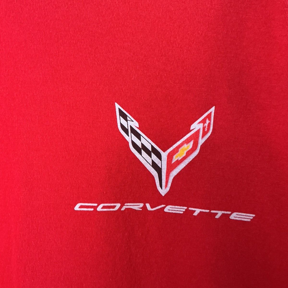 Other Chevrolet Corvette TShirt Red GM Licensed Logo Front Back XL Size US XL / EU 56 / 4 - 2 Thumbnail