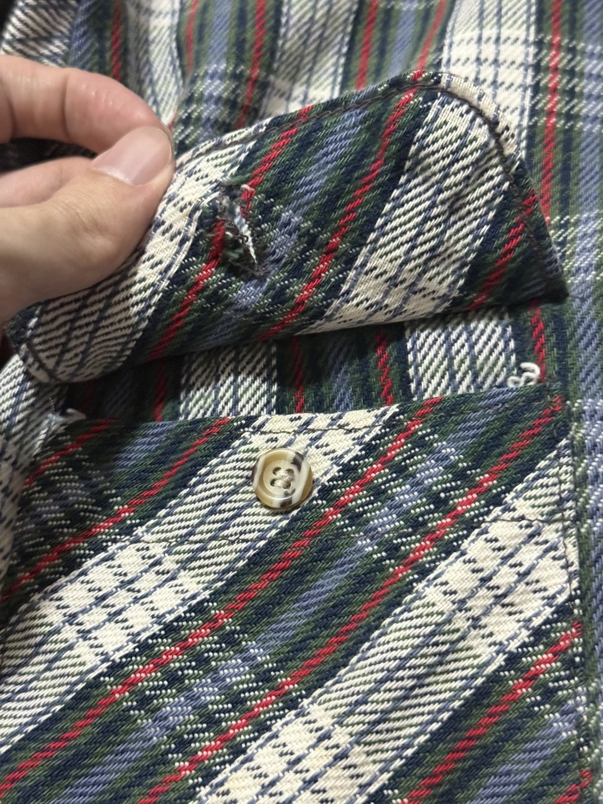 Vintage VINTAGE 90s Five Brother Flannel Shirt Size US M / EU 48-50 / 2 - 4 Thumbnail