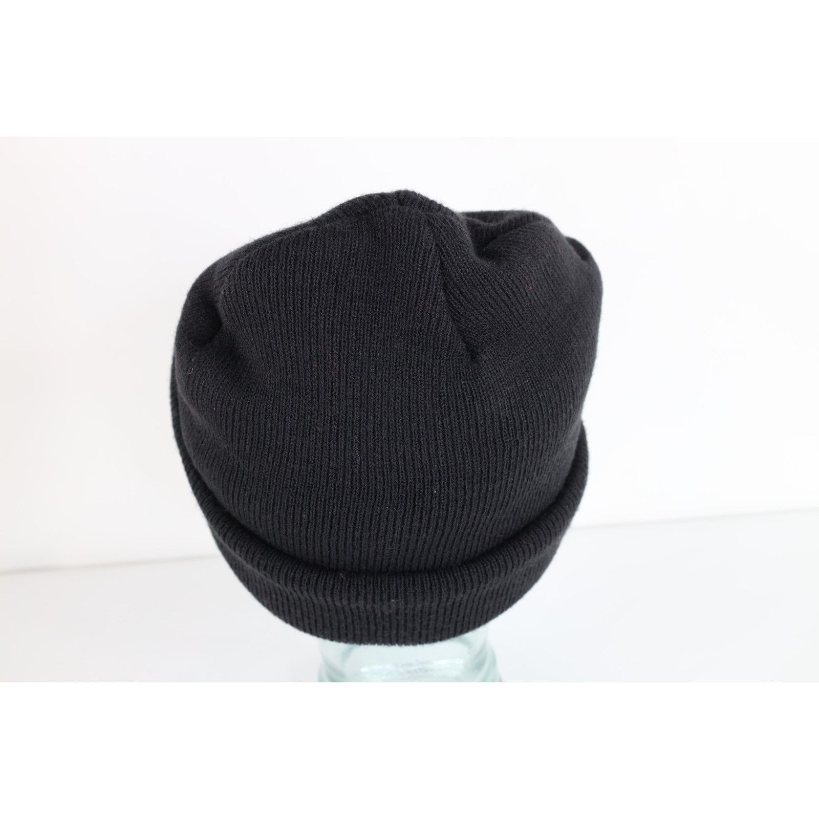 Vintage Vintage 90s Streetwear Blank Double Wall Thick Beanie Hat Size ONE SIZE - 3 Thumbnail