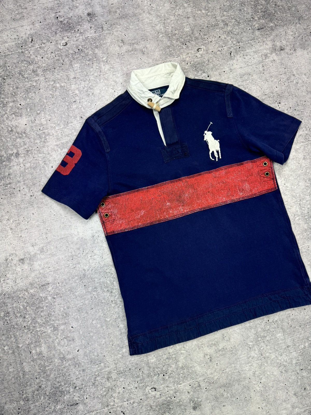 Polo Ralph Lauren Vintage Polo Ralph Lauren Big 3 Logo Horse Polo T ...