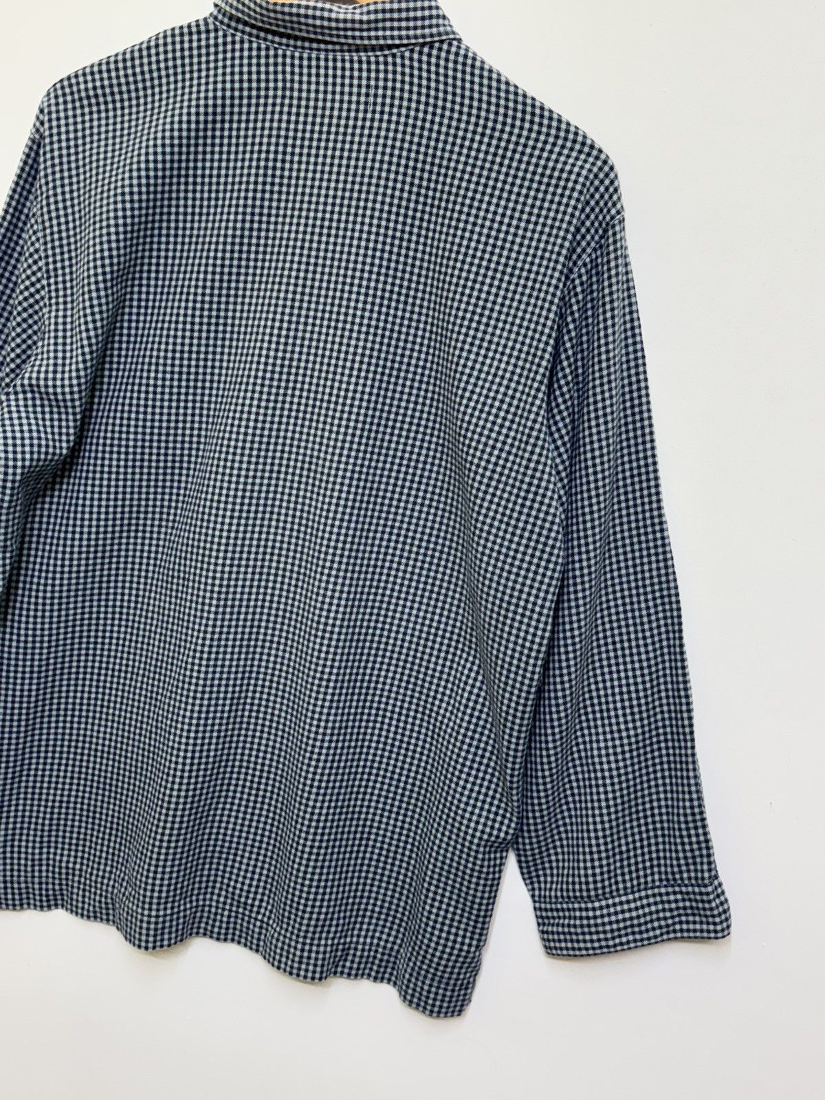 Yves Saint Laurent YSL Flannel Logo Shirt Size US L / EU 52-54 / 3 - 8 Thumbnail