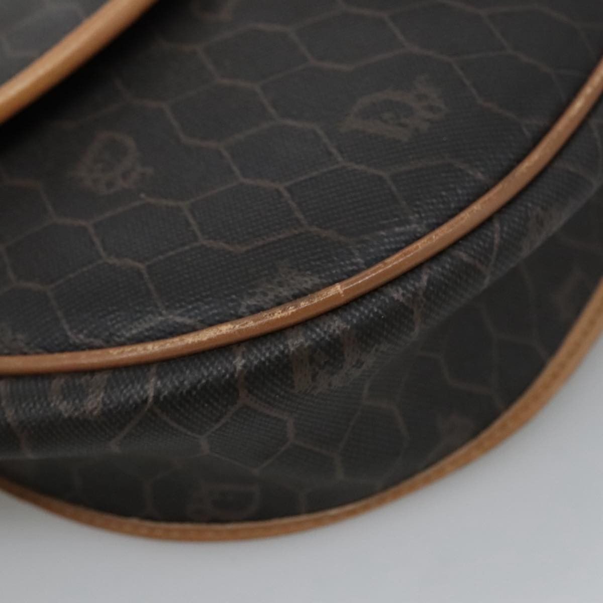 Dior DIOR Honeycomb Canvas Shoulder Bag Leather Black Size ONE SIZE - 15 Thumbnail