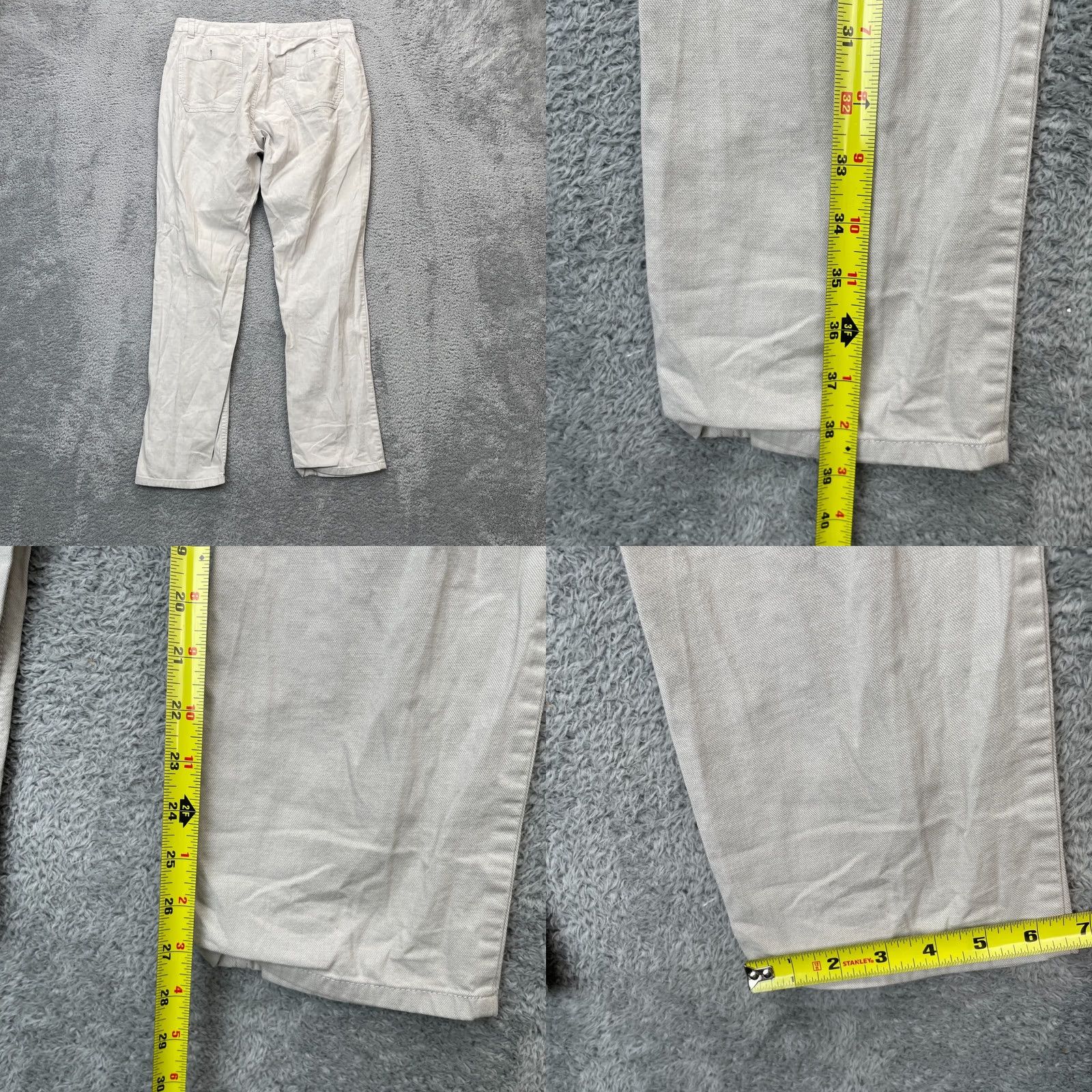 Bonobos Bonobos Pants Mens 32x30 Chino Slim Fit Straight Leg Cotton Spandex Beige Flat Front Baggy? Size US 32 / EU 48 - 8 Thumbnail