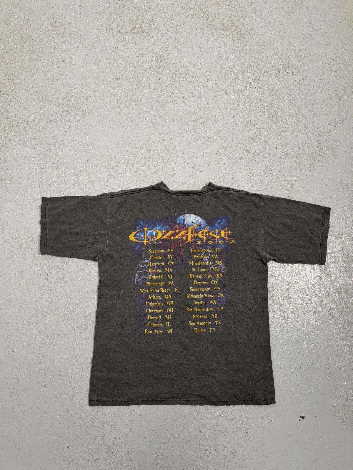 Band Tees Ozzy Fest Ozzy Osbourne 2002 Vintage Rock Tour T-Shirt Size US L / EU 52-54 / 3 - 2 Thumbnail