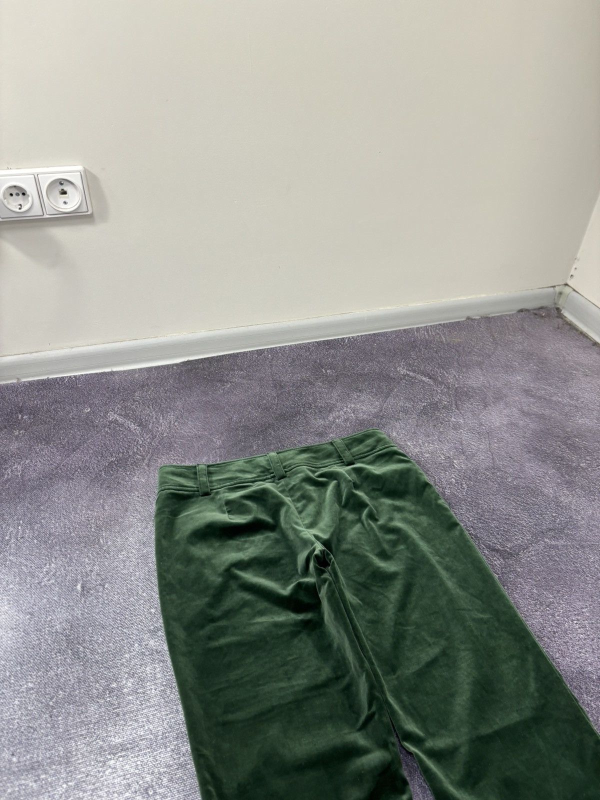 Etro Etro Velour Velvet Emerald Green Plush Women’s Luxury Pants Size 30" / US 8 / IT 44 - 13 Thumbnail