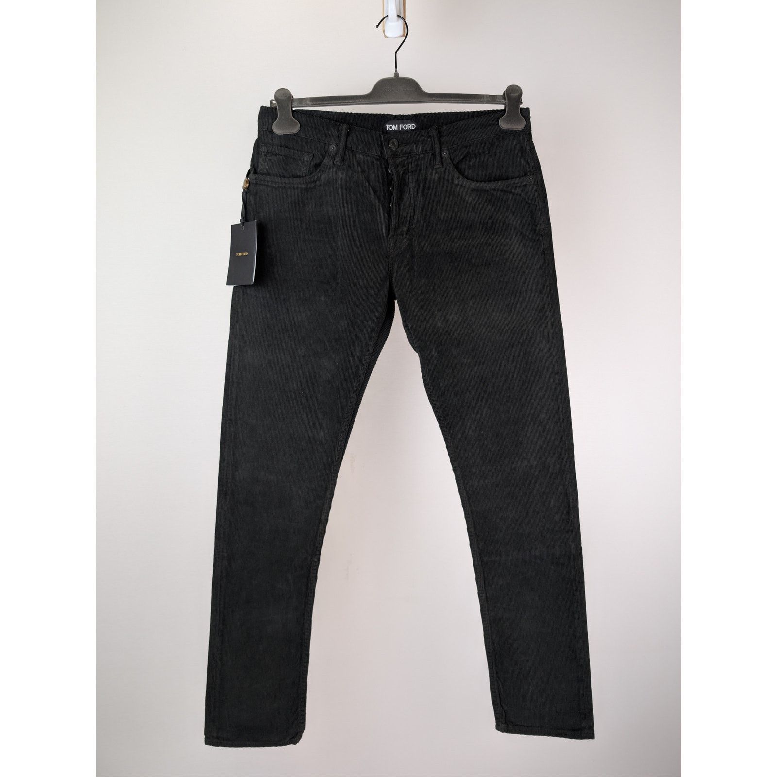 Tom Ford o1rshd1 Vintage Slim-Fit Denim Jeans in Black Washed Size US 34 / EU 50 - 9 Thumbnail