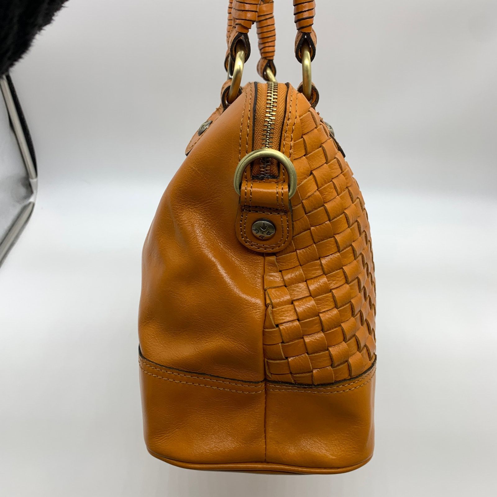 Patricia Nash Discovery Washed Woven Augusta Satchel