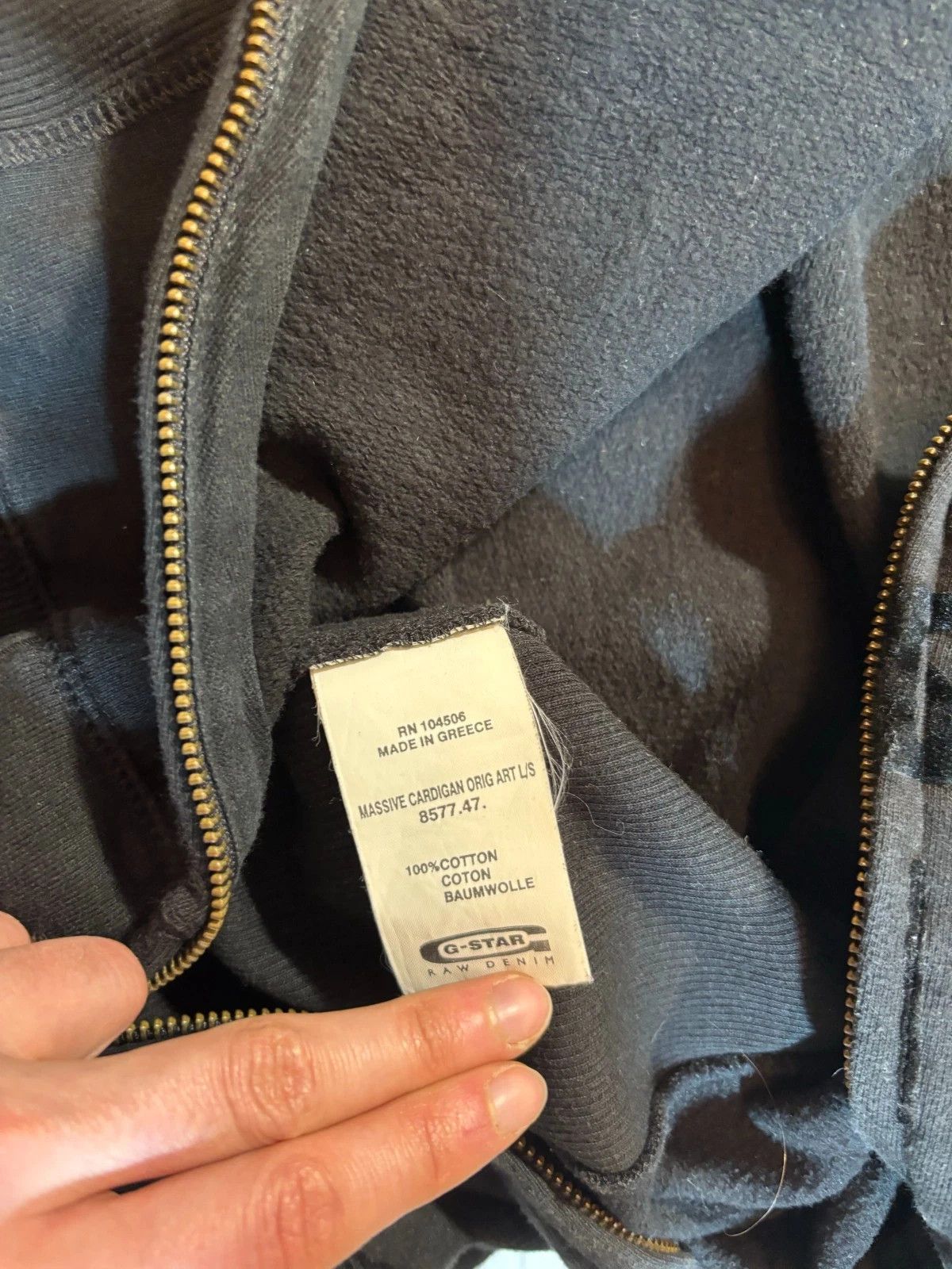 G-Star G-Star RAW Velur Logo Streewear Full Zip Hoodie Sweatshirt Size US M / EU 48-50 / 2 - 6 Thumbnail